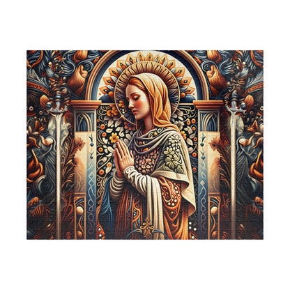 Puzzle of Serenity | Religious Art Puzzle, Jigsaw Puzzle for Meditation, Spiritual Gift, Home Decor, Mindfulness Activity