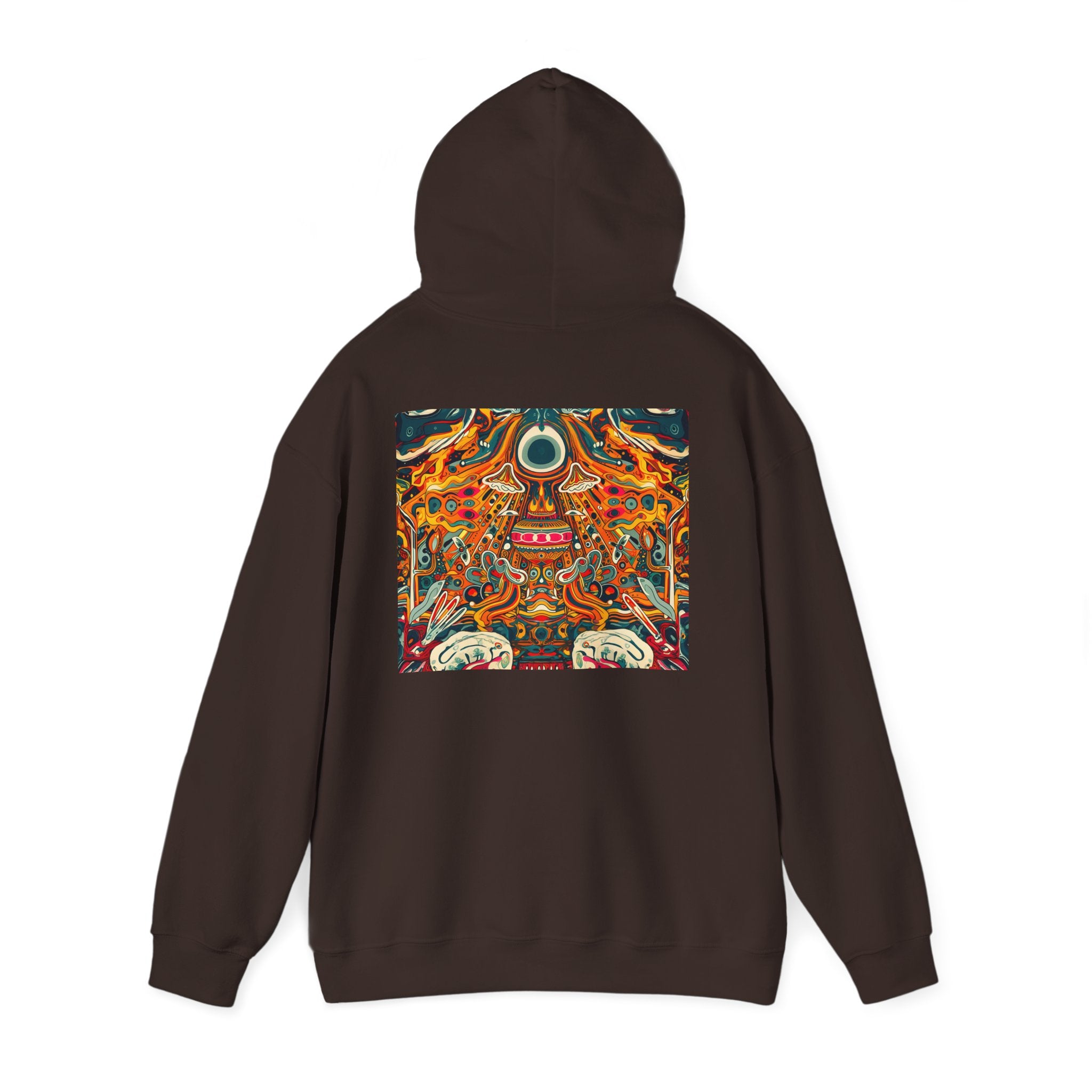 Psychedelic Abstract Hoodie – Vibrant Trippy Art Pullover