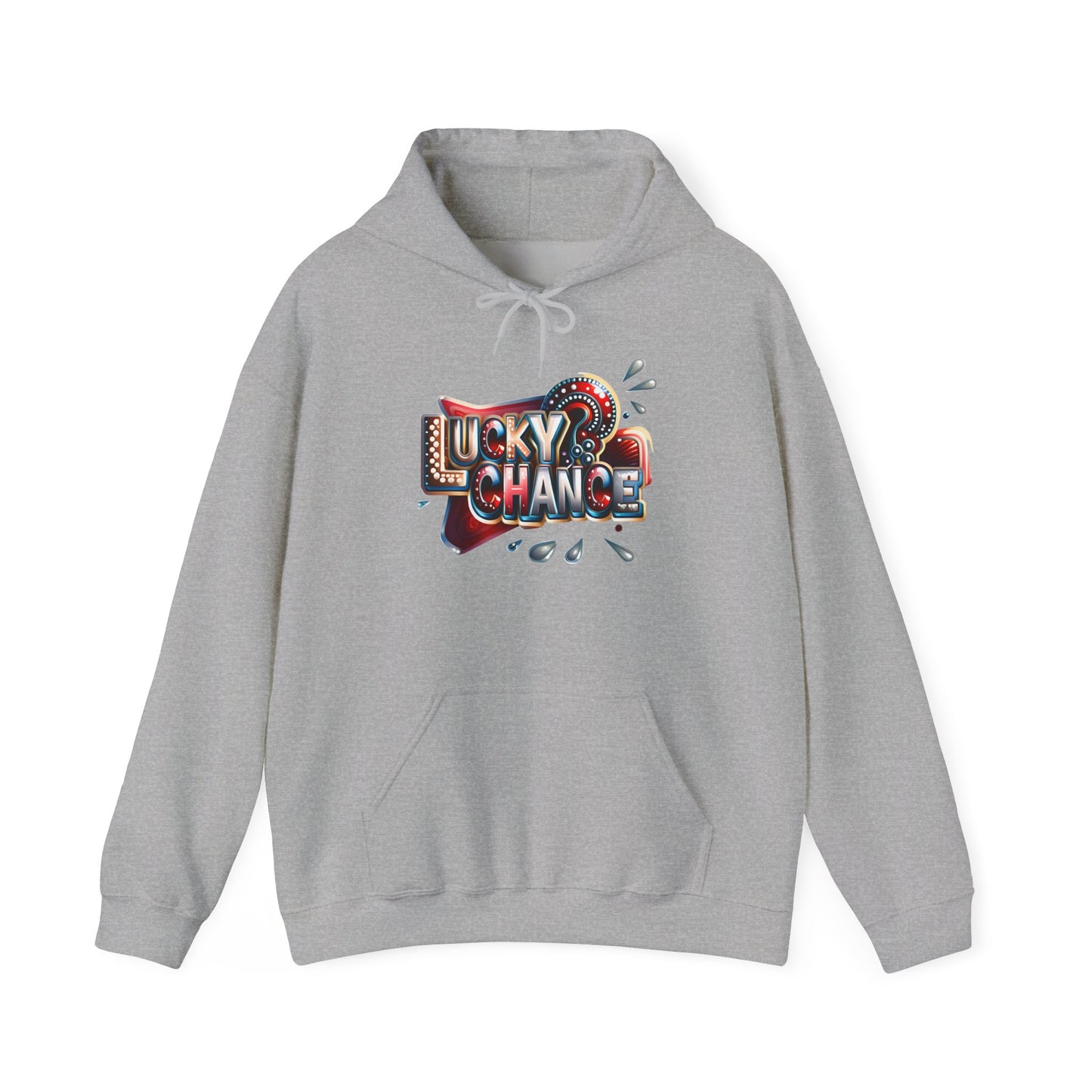 Lucky Chance Hooded Sweatshirt | Cozy Comfort, Unisex Hoodie, Perfect for Casual Outings, Great Gift for Birthdays, Lucky Charm Apparel