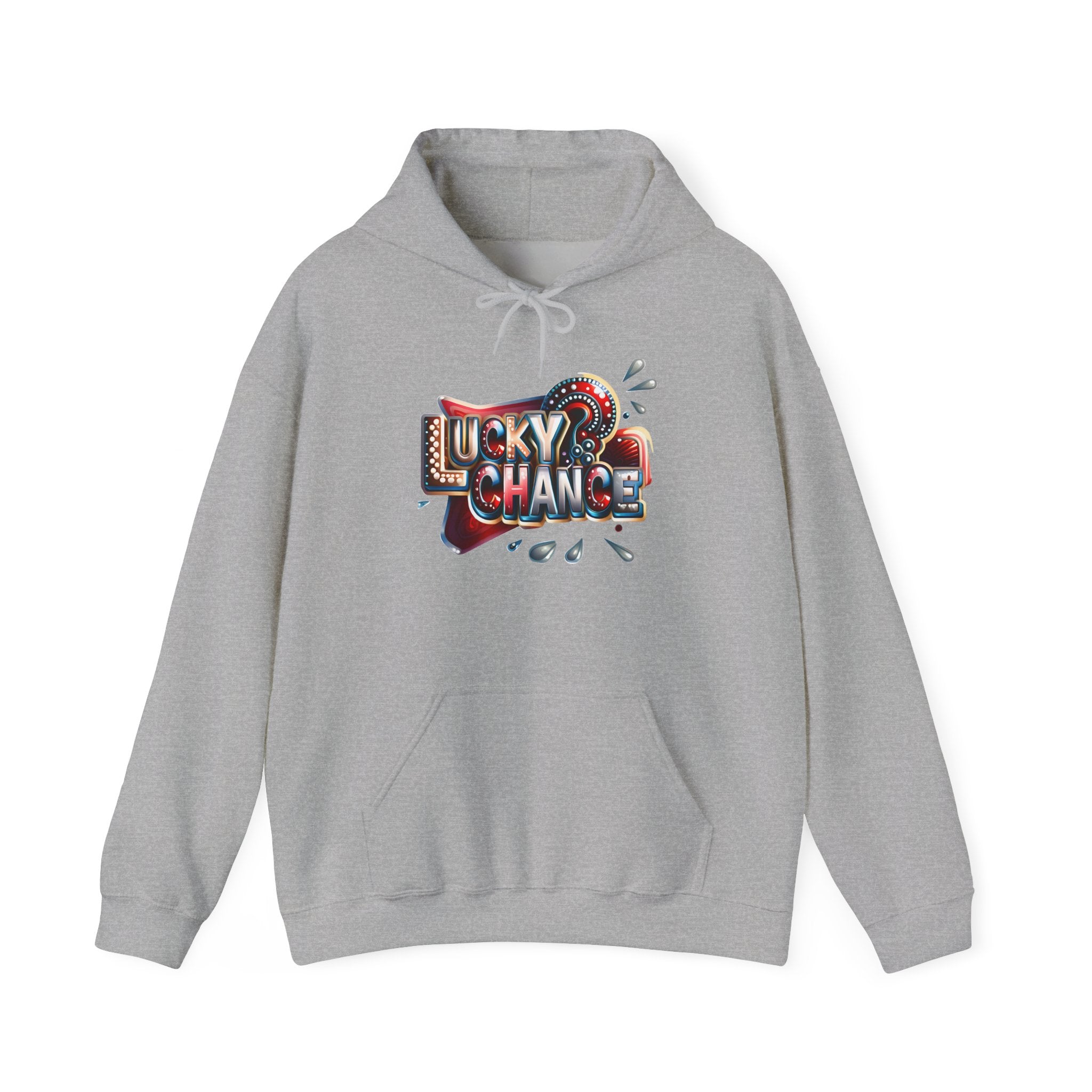 Lucky Chance Hooded Sweatshirt | Cozy Comfort, Unisex Hoodie, Perfect for Casual Outings, Great Gift for Birthdays, Lucky Charm Apparel