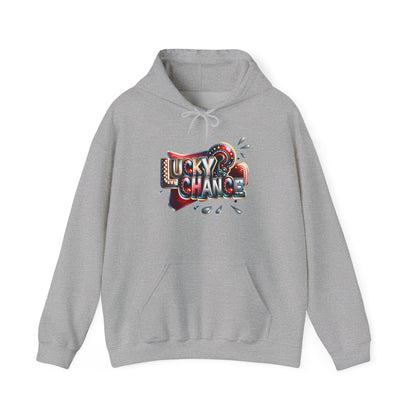 Lucky Chance Hooded Sweatshirt | Cozy Comfort, Unisex Hoodie, Perfect for Casual Outings, Great Gift for Birthdays, Lucky Charm Apparel