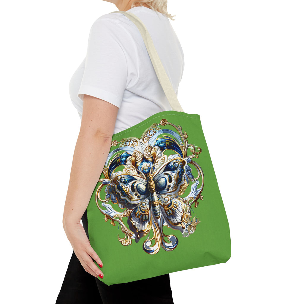 Butterfly Floral Tote Bag