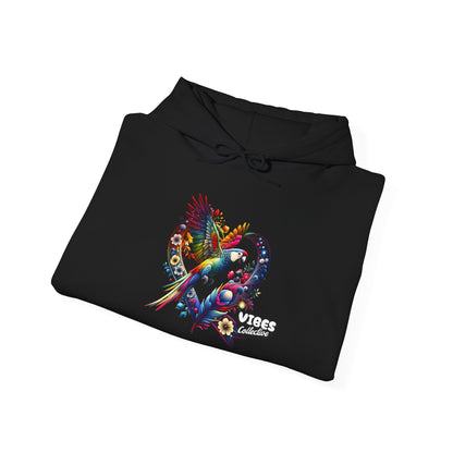 Colorful Heart Design Unisex Hoodie, Cozy Sweatshirt for Everyday Wear, Gift for Him/Her, Perfect for Valentine's Day, Casual Layering
