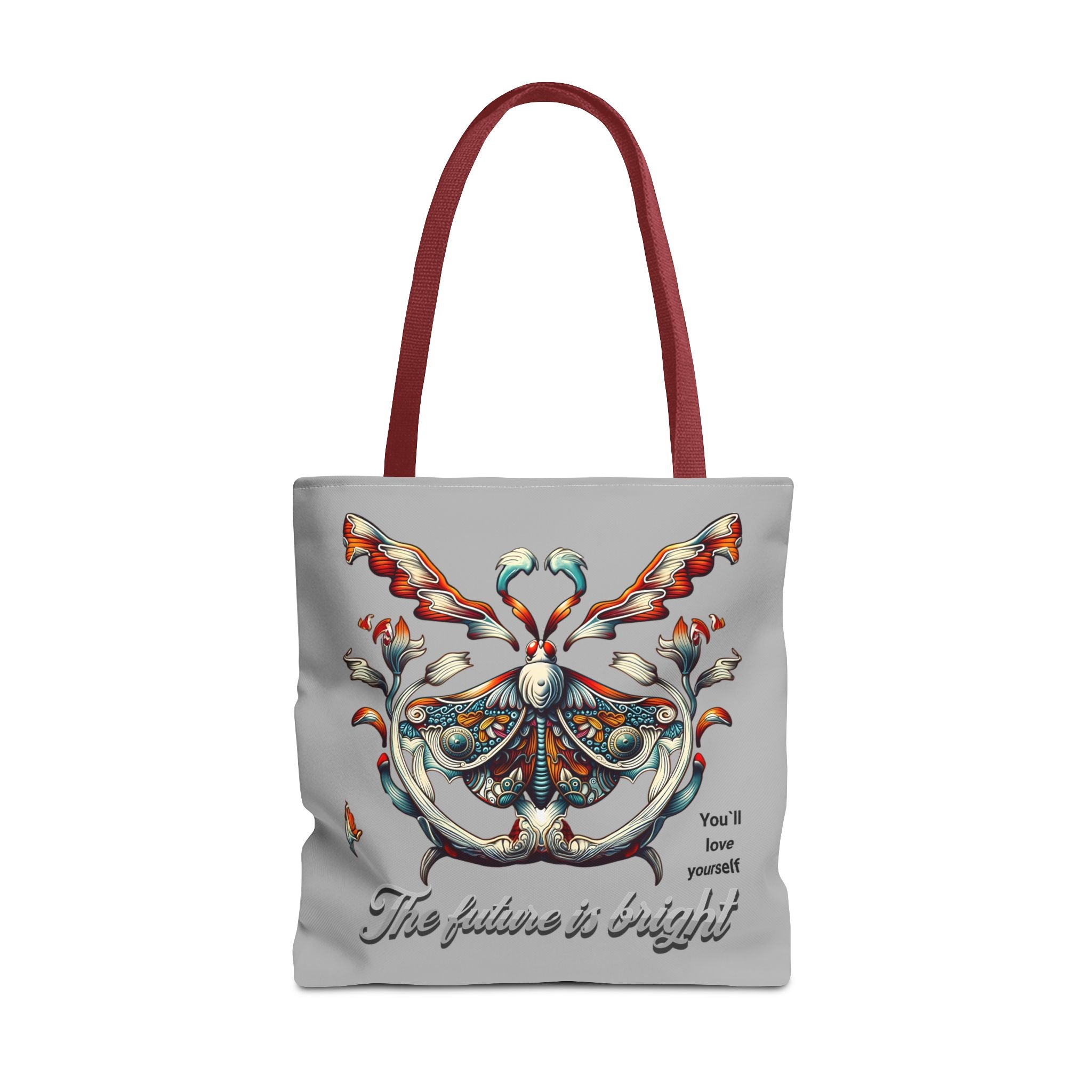 Tote Bag — 'The Future Is Bright' Decorative Butterfly Tote