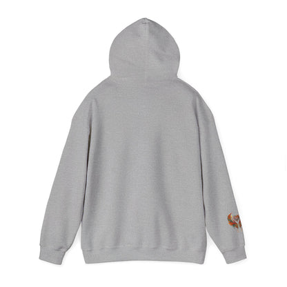 Colorful Heart Design Hooded Sweatshirt, Cozy Sweatshirt, Unisex Pullover, Gift for Him, Gift for Her, Casual Wear, Layering Essentials