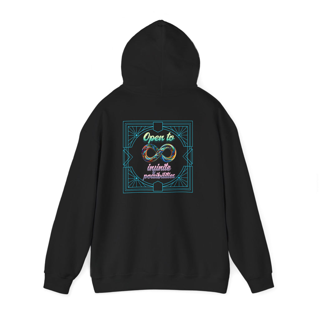 Infinite Possibilities Unisex Heavy Blend Hooded Sweatshirt, Cozy Hoodie, Gift for Her/Him, Casual Wear, Inspirational Sweatshirt