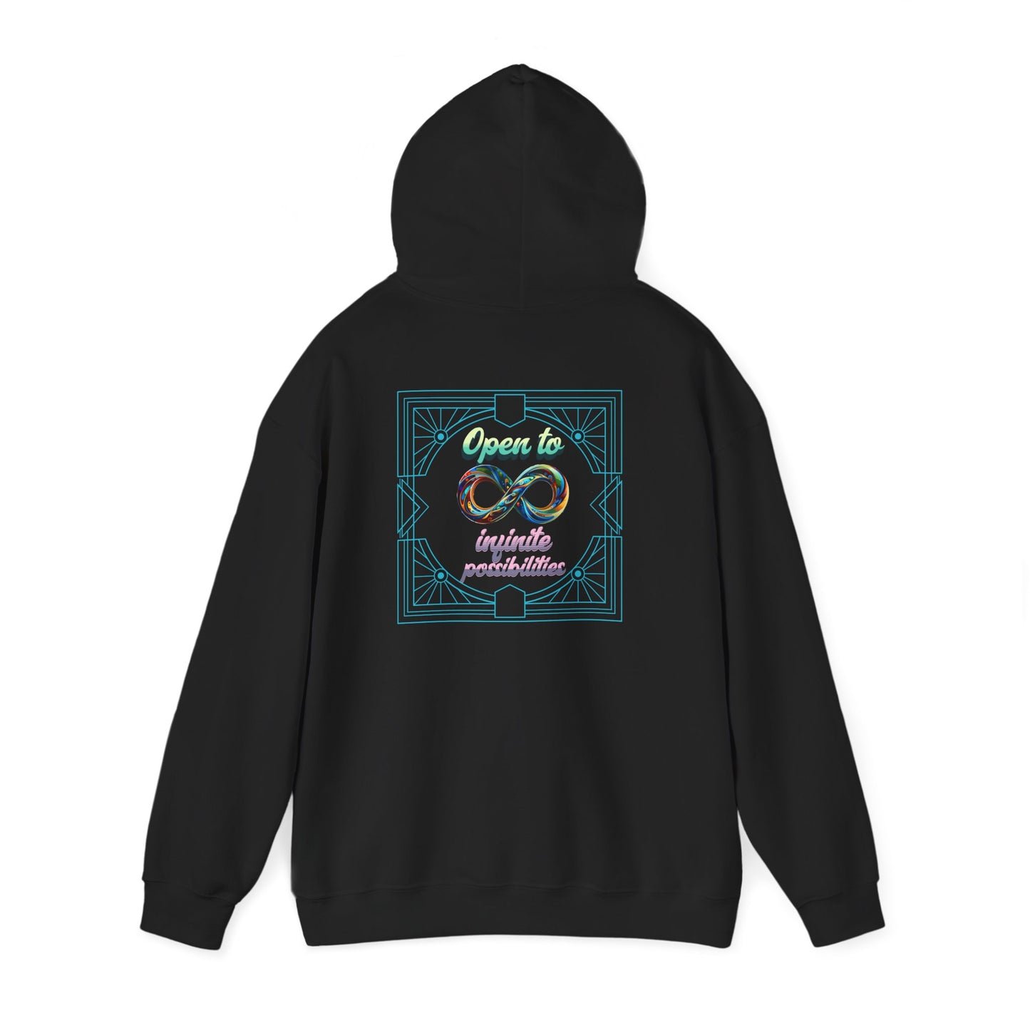 Infinite Possibilities Unisex Heavy Blend Hooded Sweatshirt, Cozy Hoodie, Gift for Her/Him, Casual Wear, Inspirational Sweatshirt