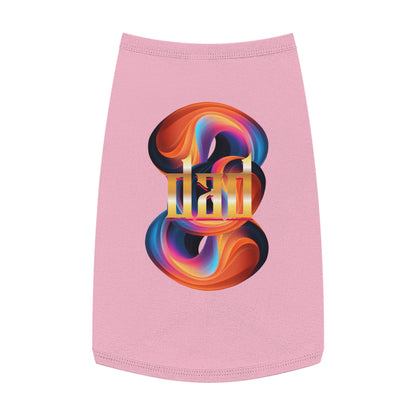 Vibrant Pet Tank Top with Colorful Design, Funny Pet Shirt, Dog Apparel, Cat Clothing, Pet Fashion, Summer Wear