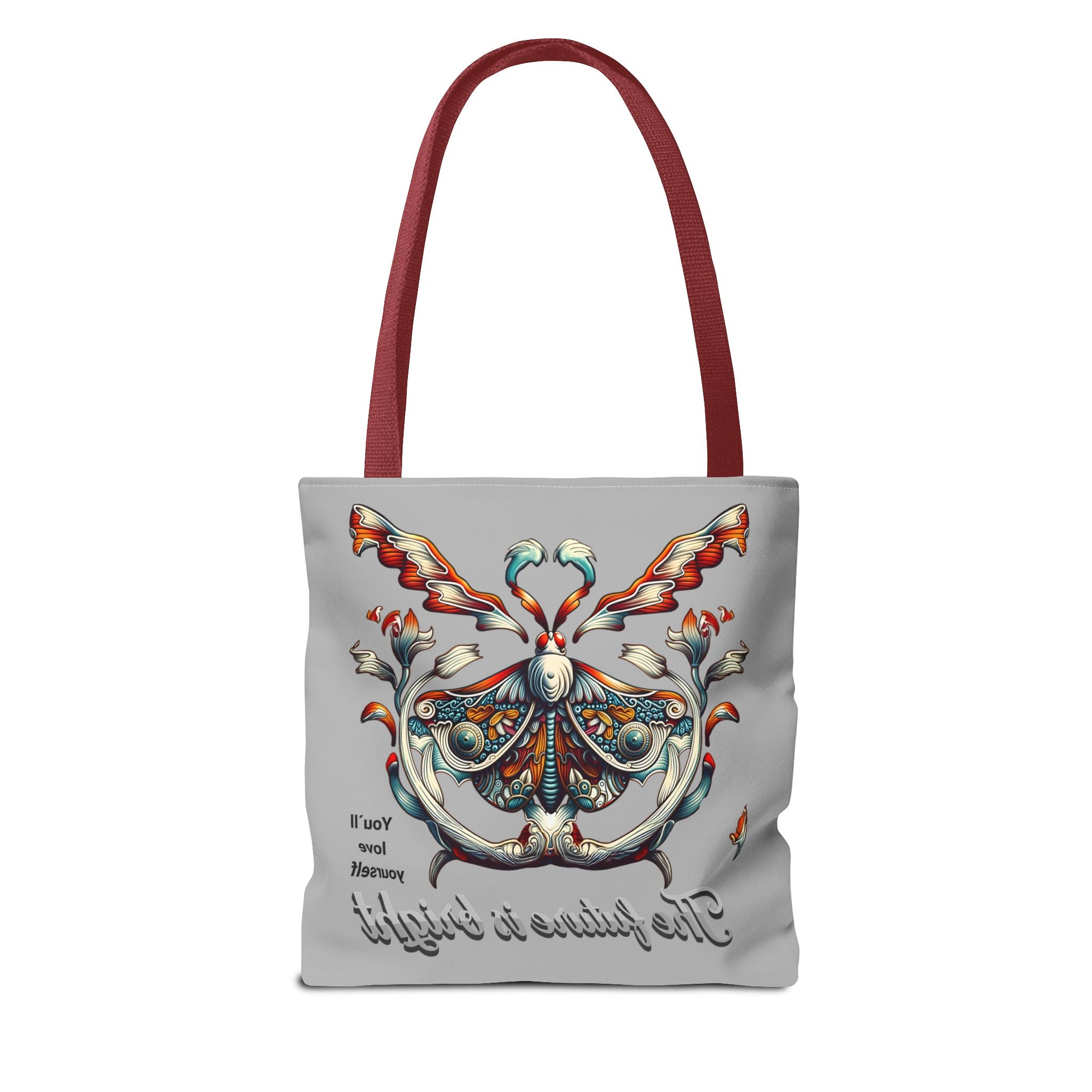 Tote Bag — 'The Future Is Bright' Decorative Butterfly Tote