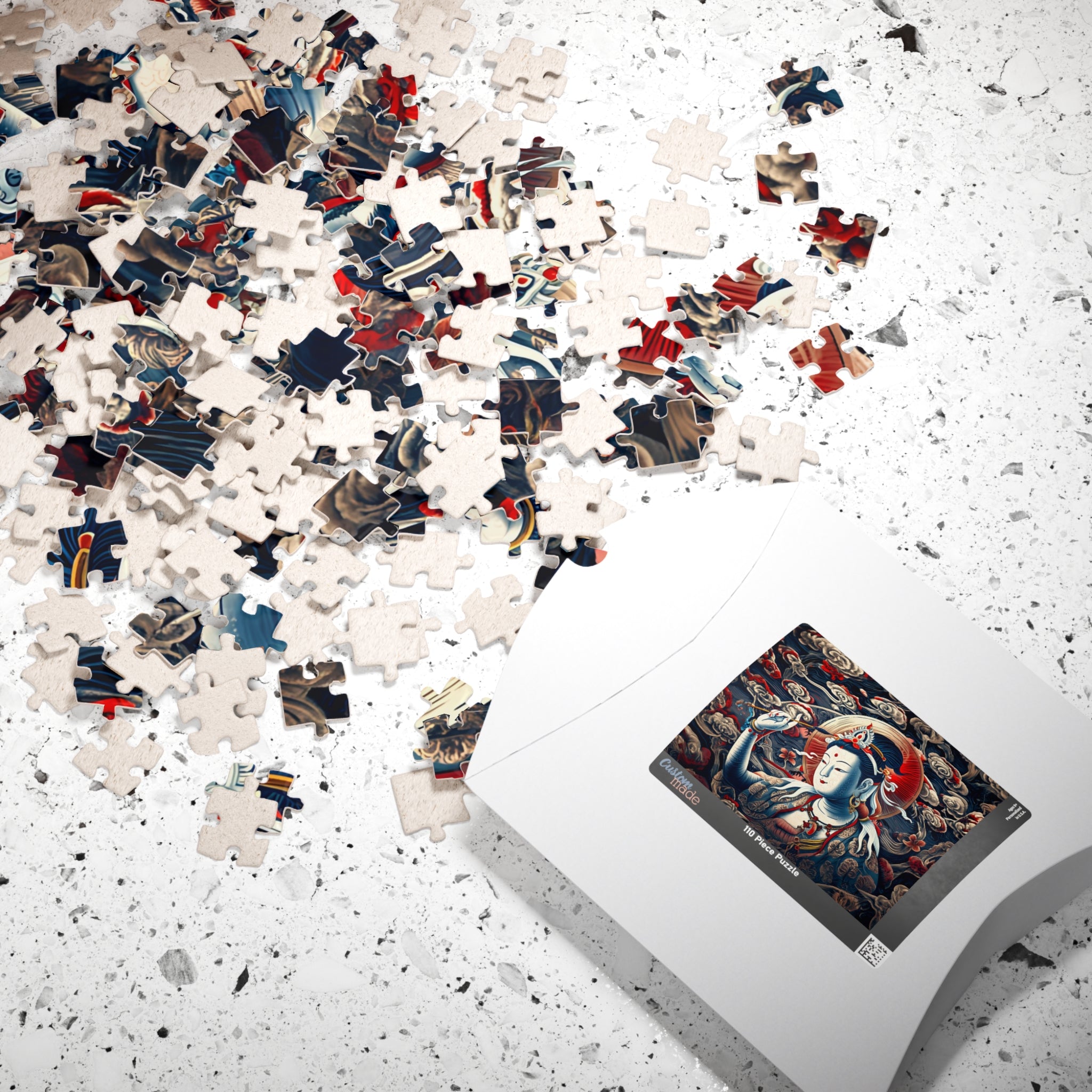 Buddha Art Puzzle — Meditation-Inspired Jigsaw (110/252/520/1014 pcs)