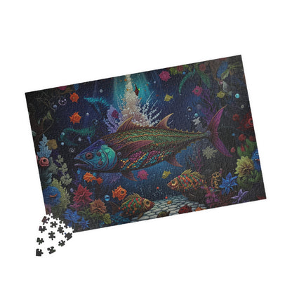 Underwater Wonderland Puzzle - Relaxing Ocean Scene, Mindful Activity, Family Game, Gift for Ocean Lovers, Home Decor