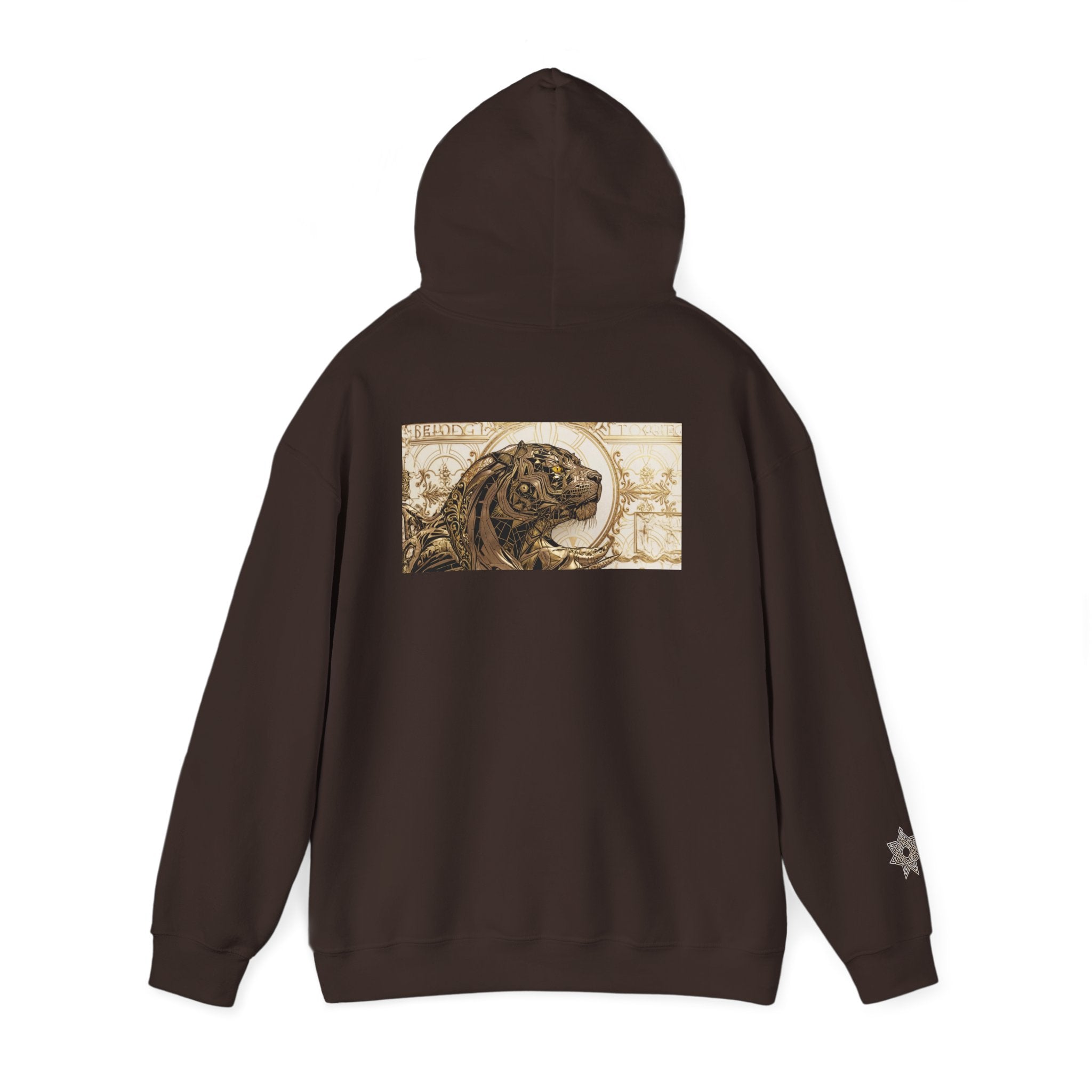 Hoodie — Vintage Steampunk Lion Crest Back Print
