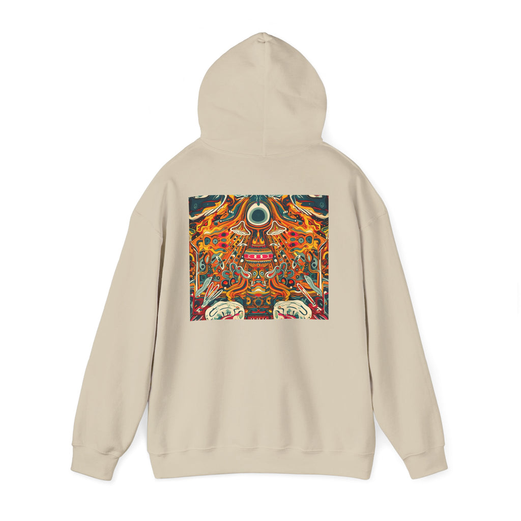 Psychedelic Abstract Hoodie – Vibrant Trippy Art Pullover