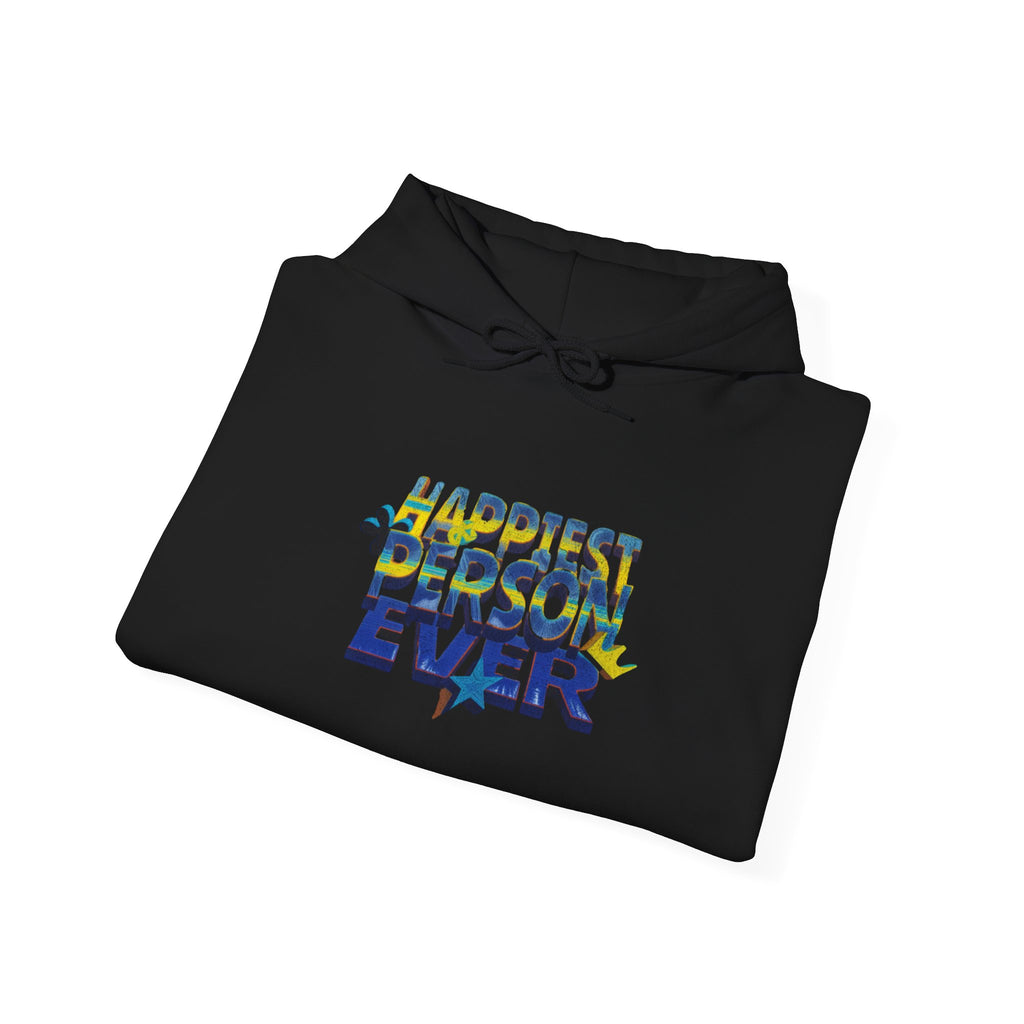 Happy Person Hoodie — Colorful Psychedelic Eye Art Pullover
