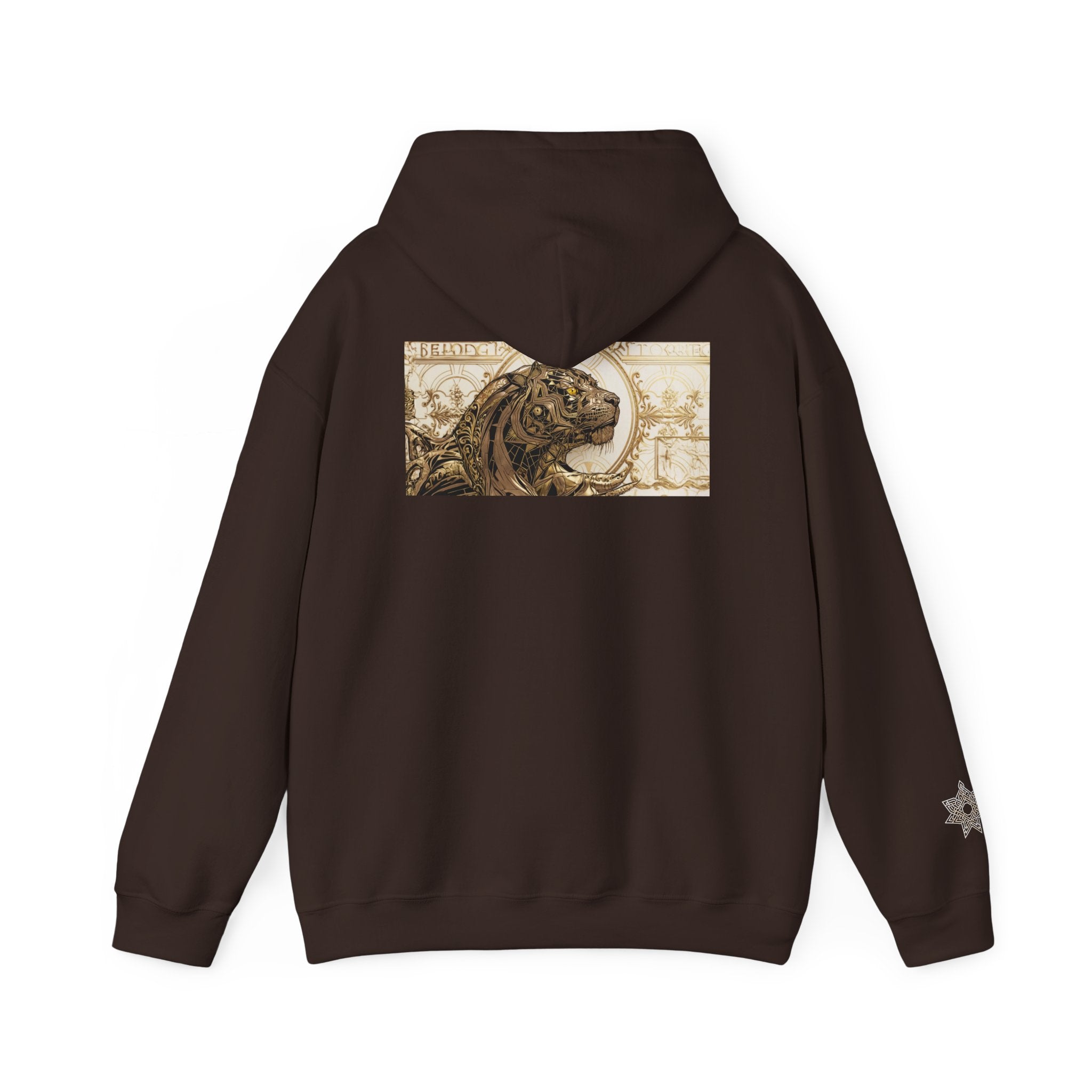 Hoodie — Vintage Steampunk Lion Crest Back Print