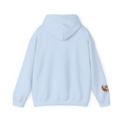 Colorful Heart Design Hooded Sweatshirt, Cozy Sweatshirt, Unisex Pullover, Gift for Him, Gift for Her, Casual Wear, Layering Essentials