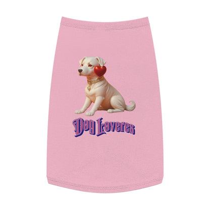 Cute Pet Tank Top for Dog Lovers, Dog Apparel, Valentine's Day Gift, Puppy Fashion, Pet Outfit, Dog Tank