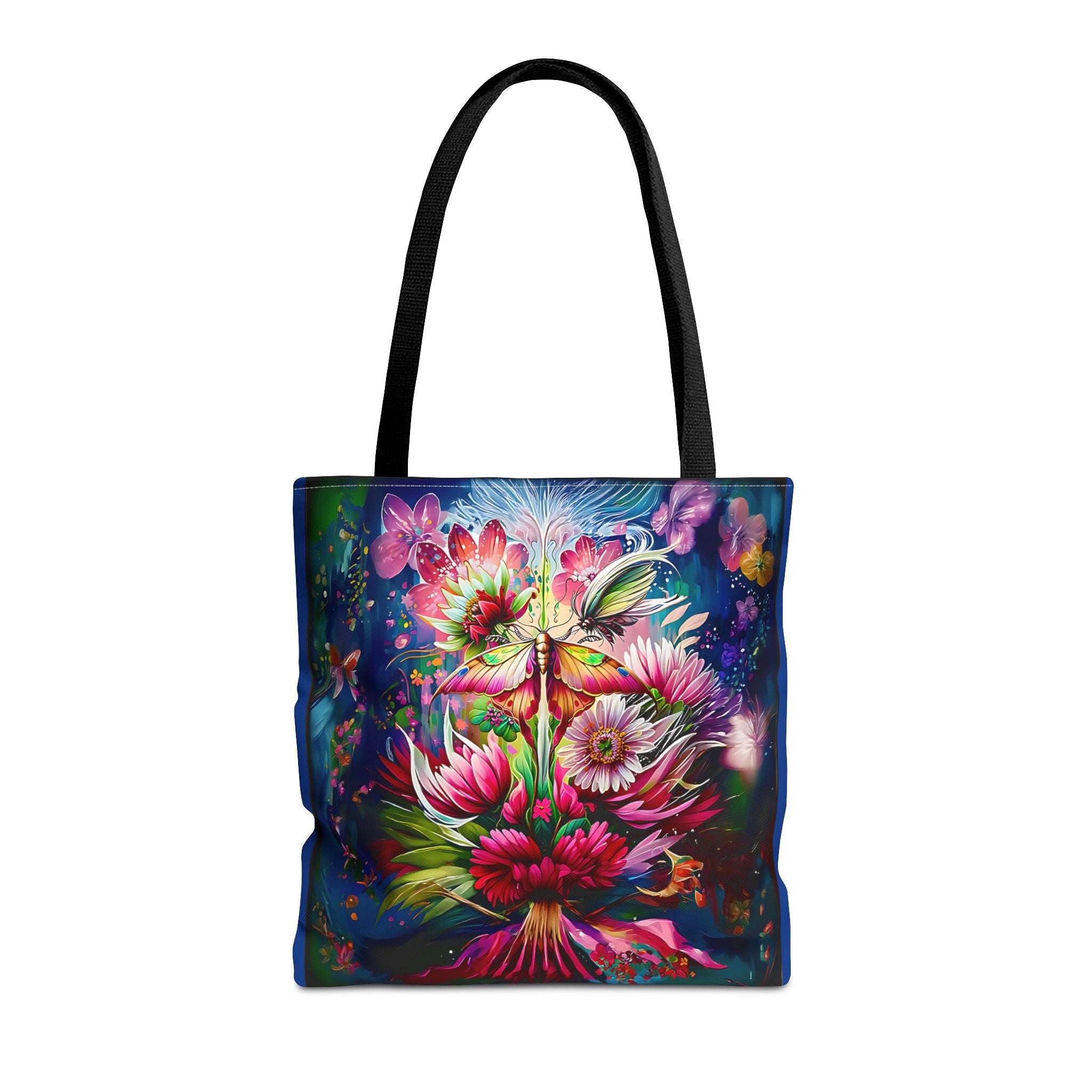 Floral Fantasy Tote Bag — Vibrant All-Over Print Blooming Bouquet