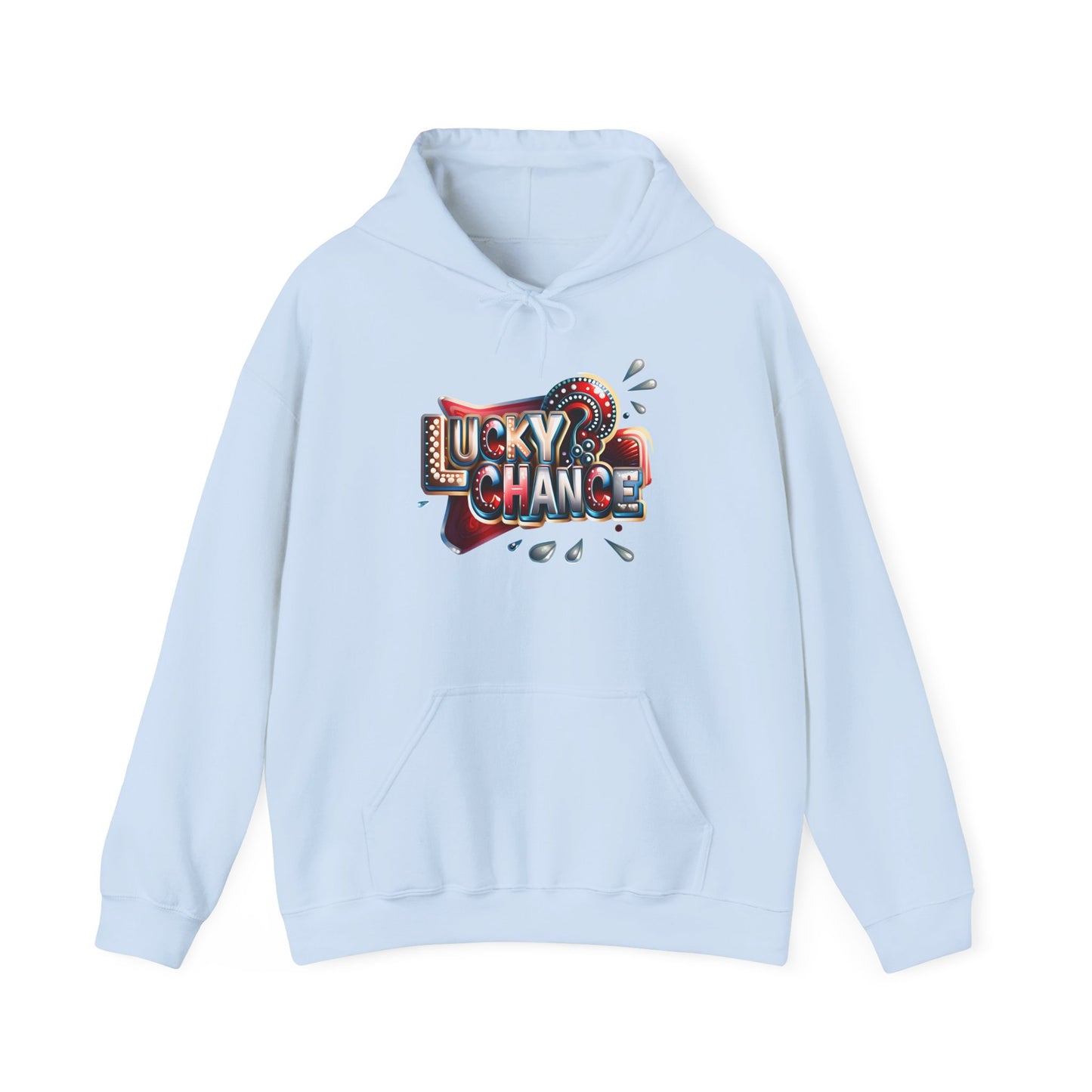 Lucky Chance Hooded Sweatshirt | Cozy Comfort, Unisex Hoodie, Perfect for Casual Outings, Great Gift for Birthdays, Lucky Charm Apparel
