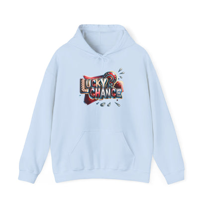 Lucky Chance Hooded Sweatshirt | Cozy Comfort, Unisex Hoodie, Perfect for Casual Outings, Great Gift for Birthdays, Lucky Charm Apparel