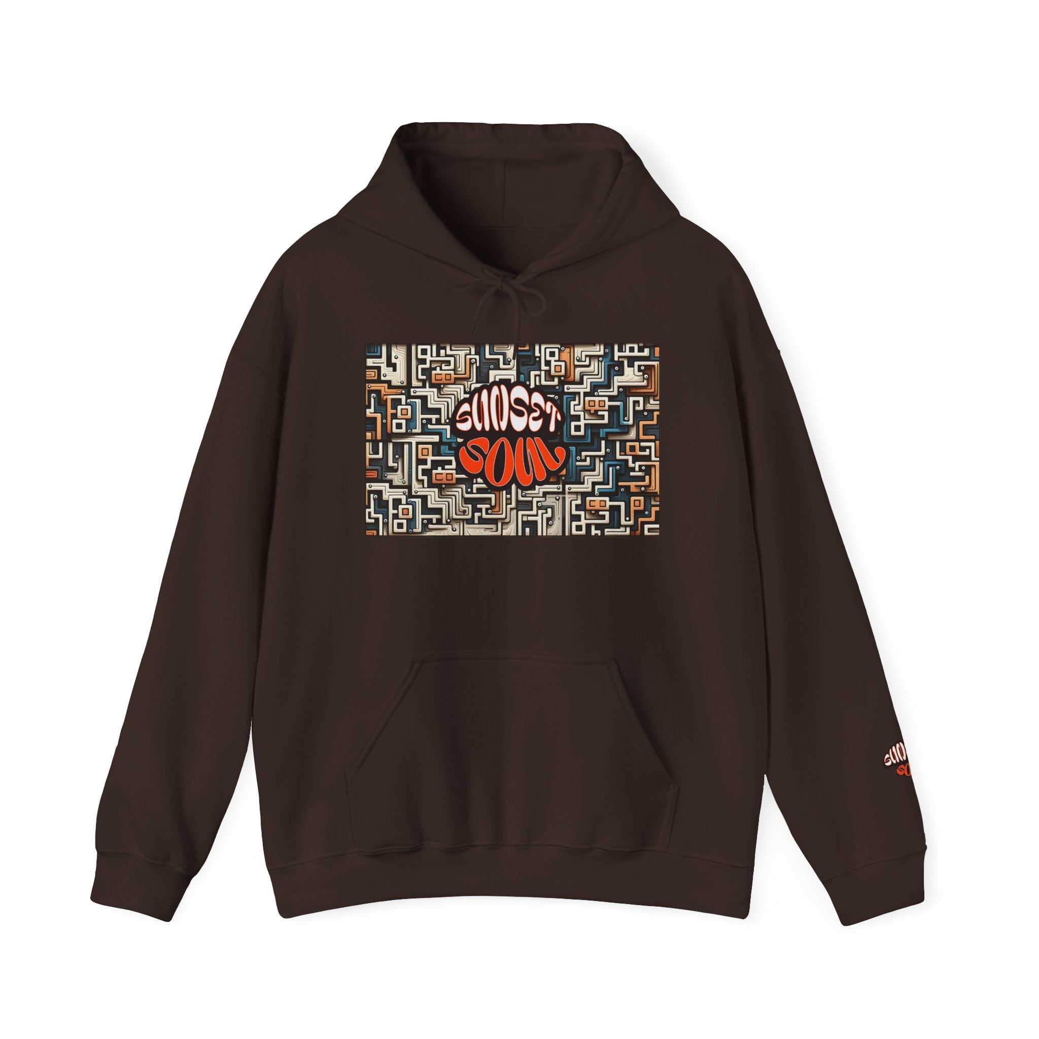 Choose Your Path Hoodie — Maze Graffiti Graphic Pullover