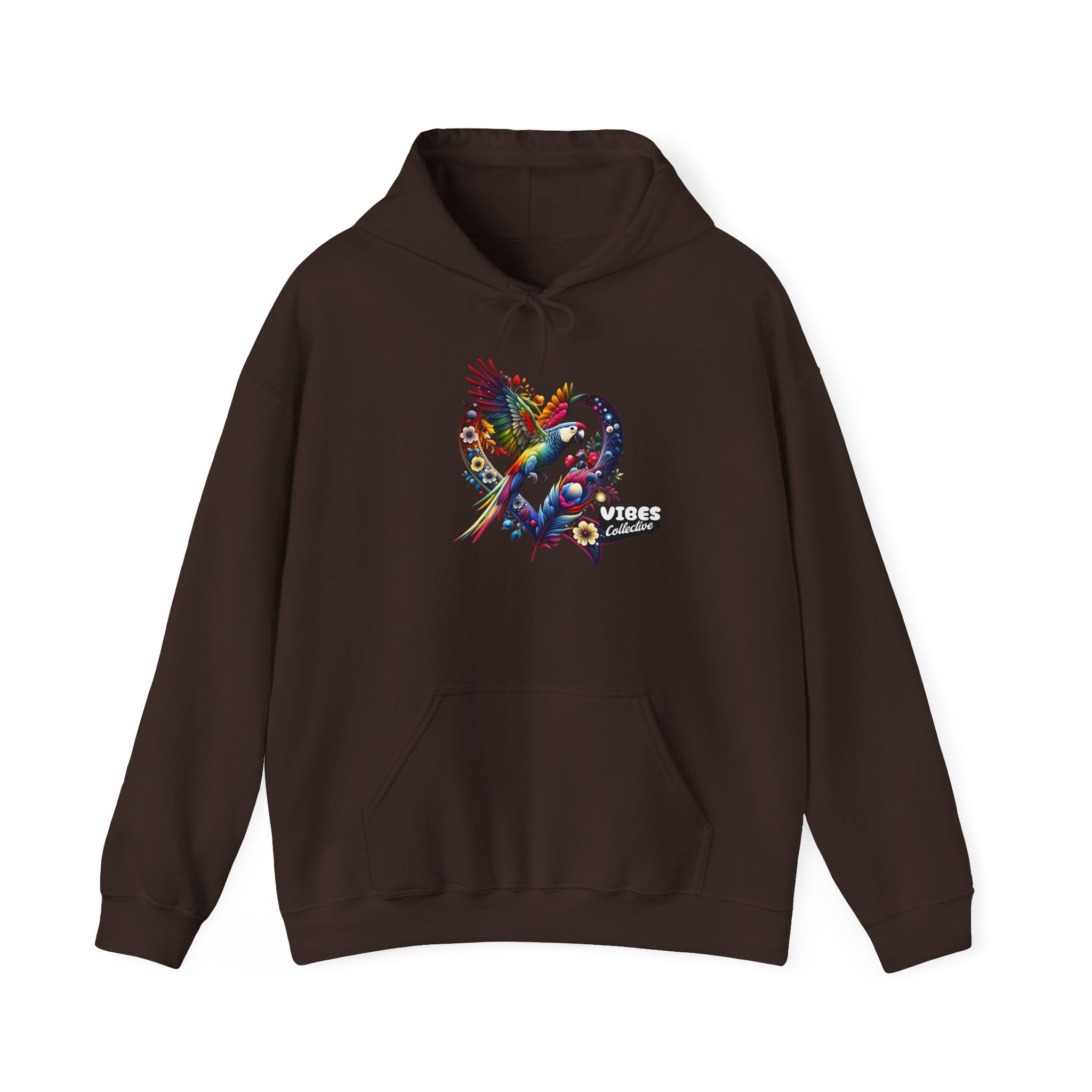Colorful Heart Design Unisex Hoodie, Cozy Sweatshirt for Everyday Wear, Gift for Him/Her, Perfect for Valentine's Day, Casual Layering