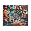 Ocean Waves Puzzle, Mandala Art Puzzle, Relaxing Home Decor, Mindful Gift, Family Activity, Puzzle for All Ages, 1014-piece Puzzle