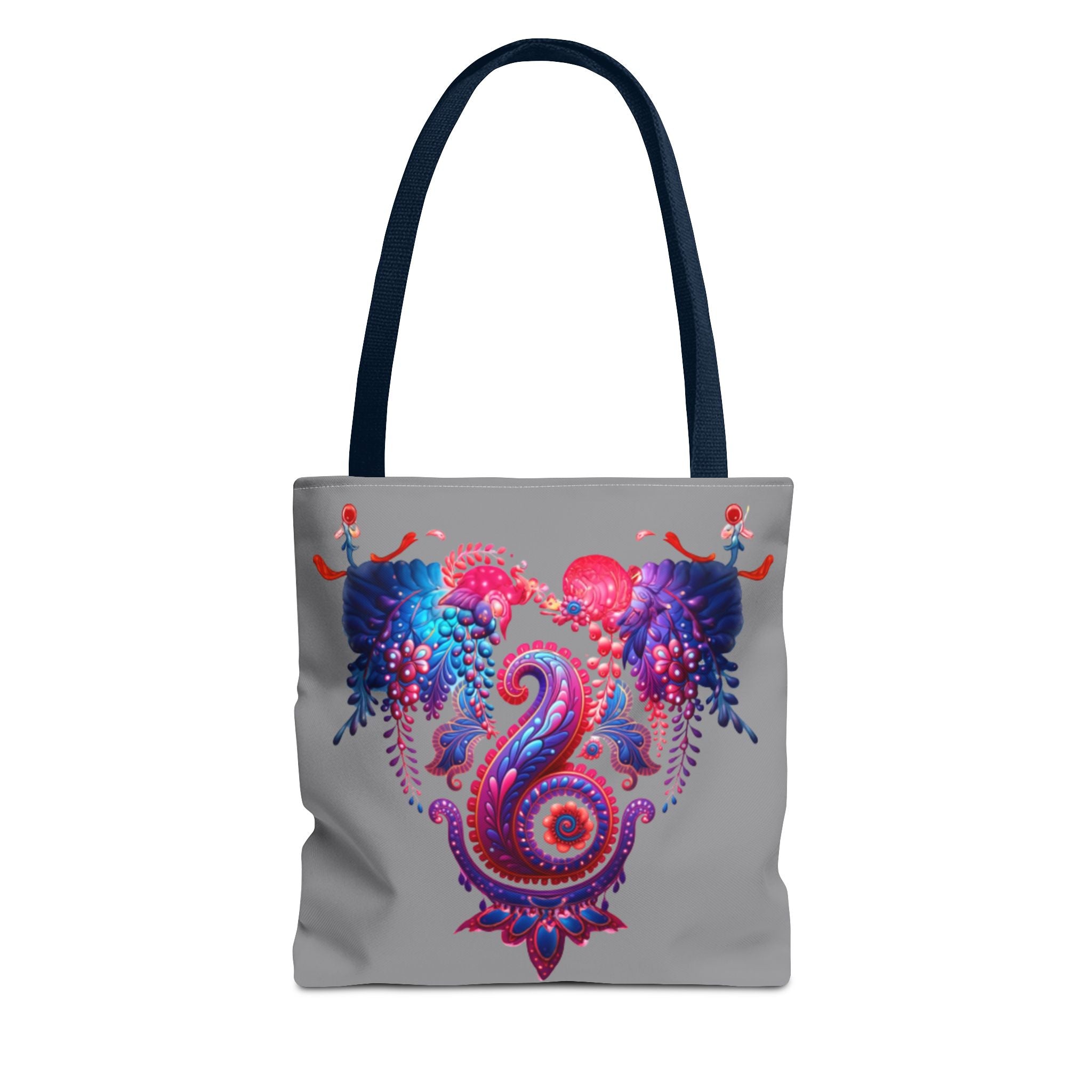 Vibrant Art Tote Bag, Colorful Beach Tote, Gift for Her, Bohemian Floral Bag, Eco-Friendly Shopping Bag, Festival Accessory
