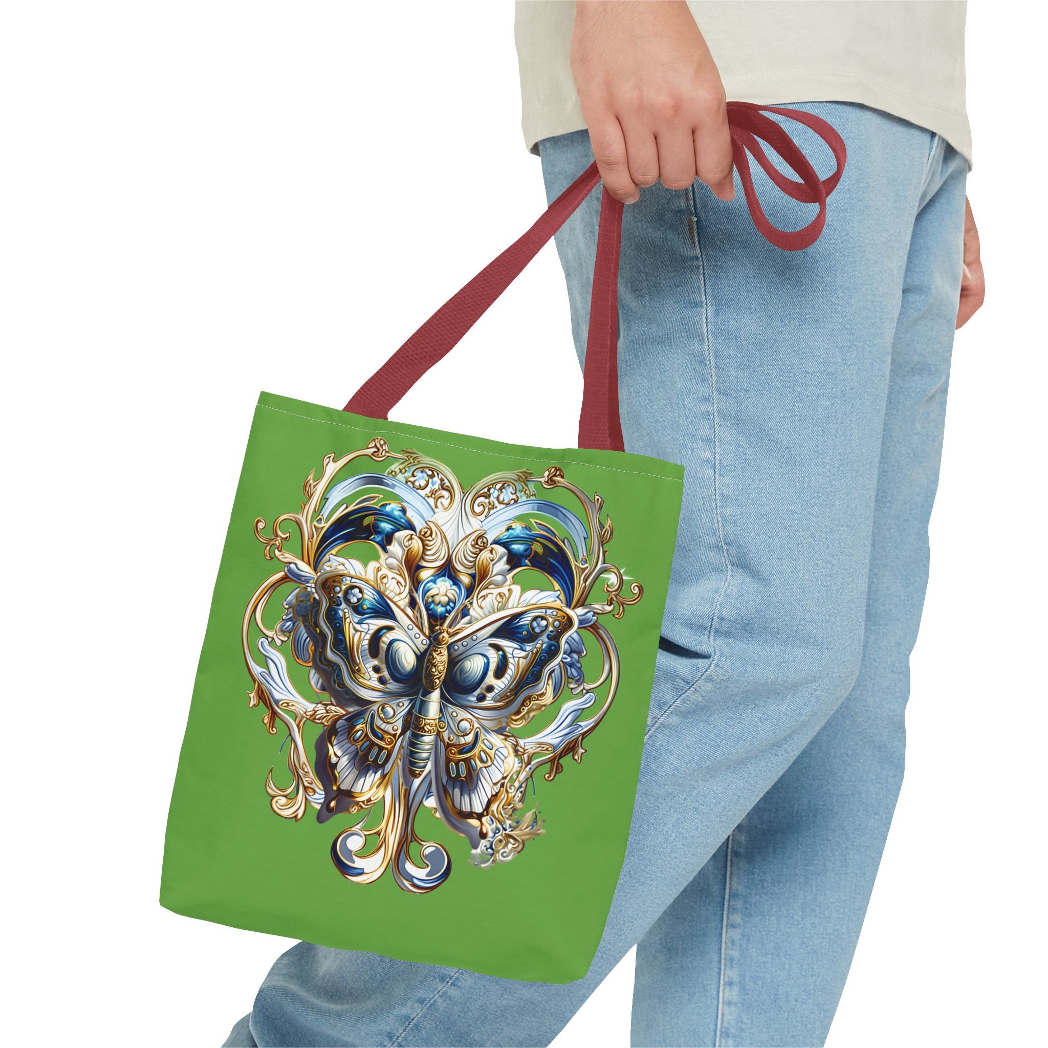 Butterfly Floral Tote Bag