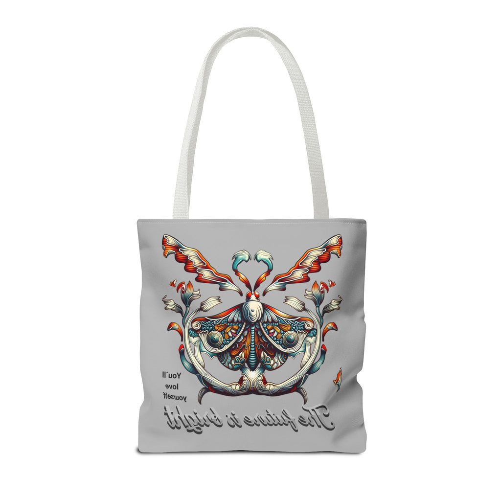 Tote Bag — 'The Future Is Bright' Decorative Butterfly Tote