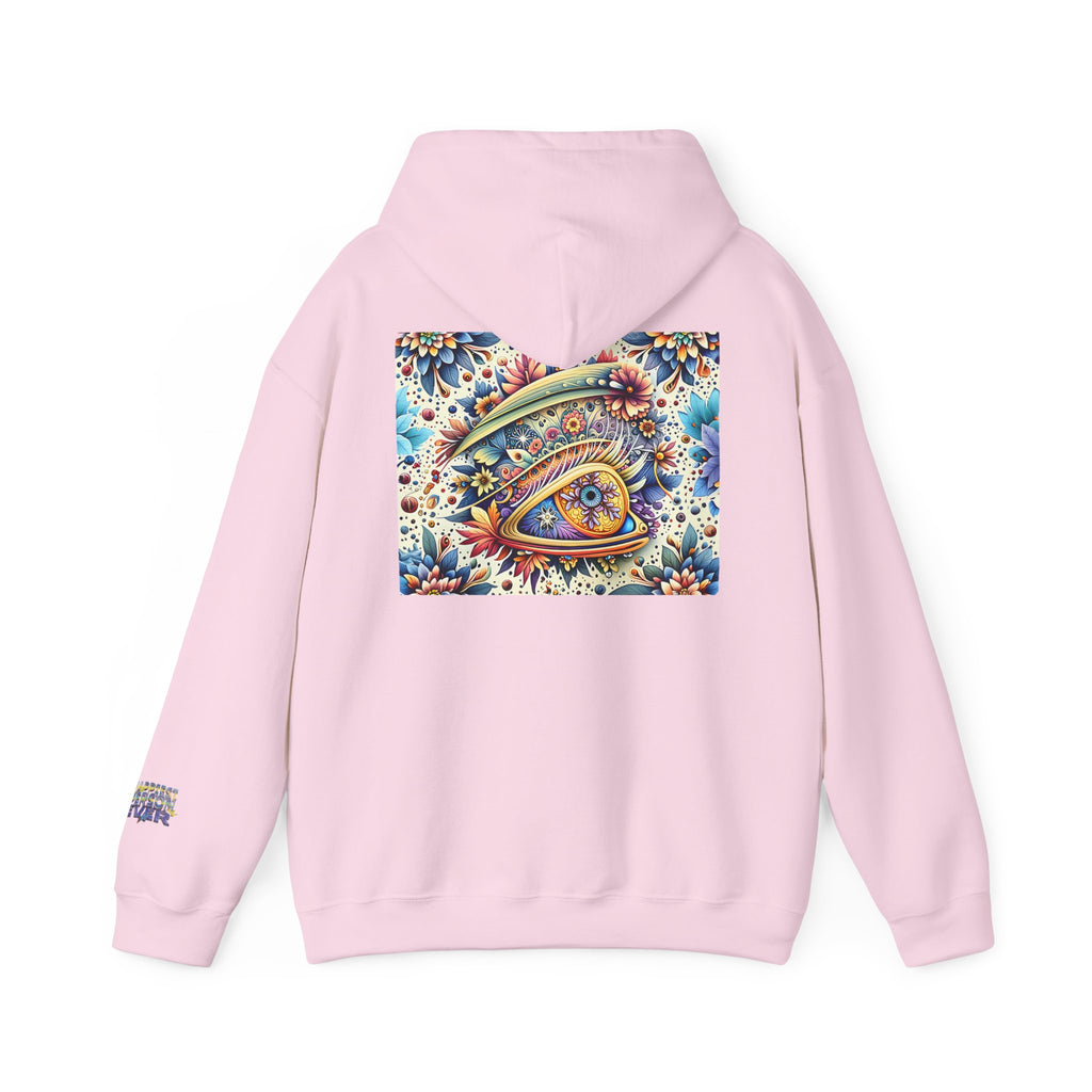 Happy Person Hoodie — Colorful Psychedelic Eye Art Pullover