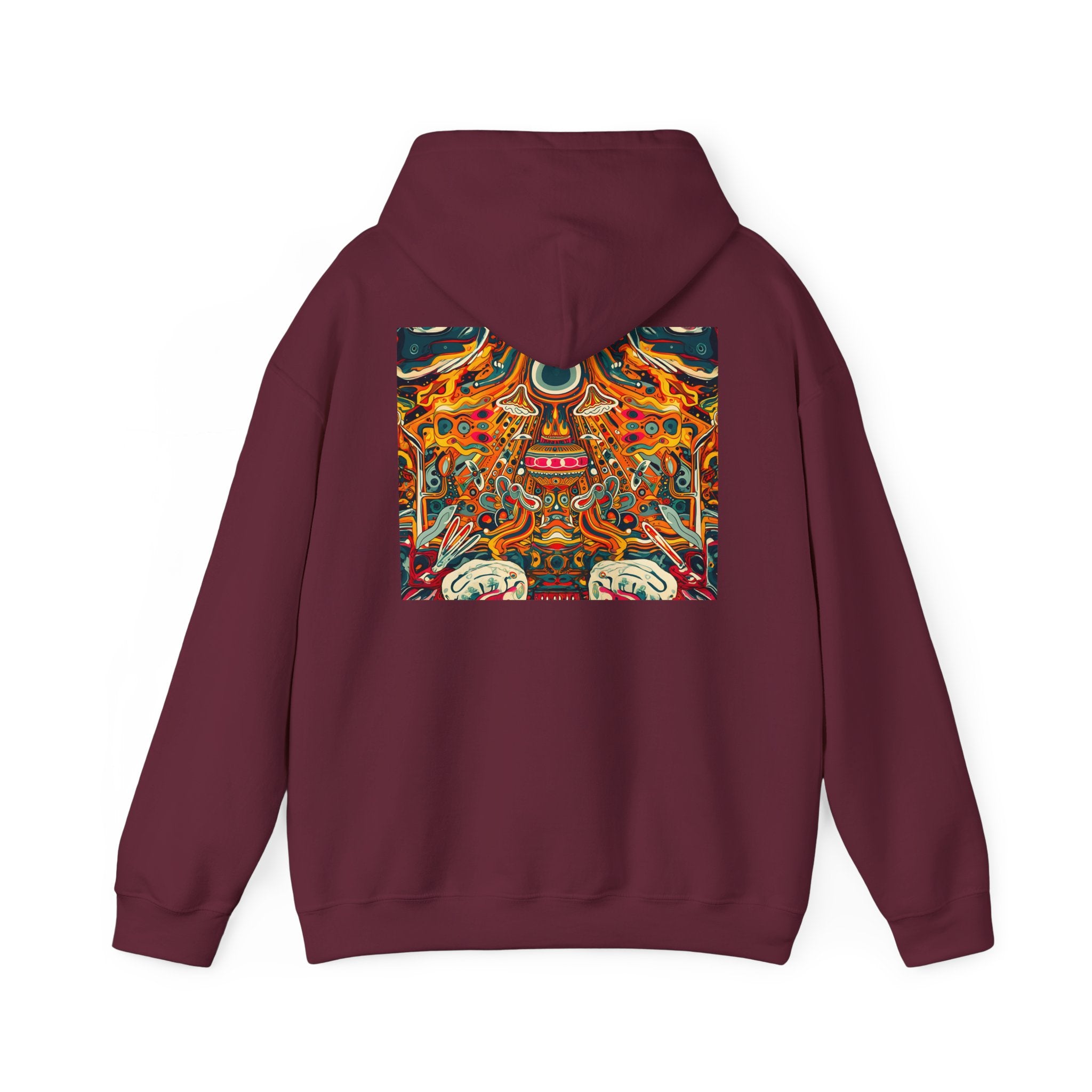 Psychedelic Abstract Hoodie – Vibrant Trippy Art Pullover