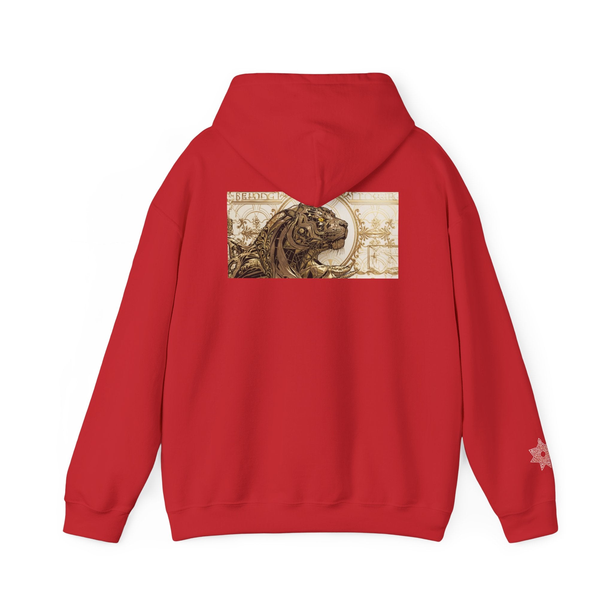 Hoodie — Vintage Steampunk Lion Crest Back Print
