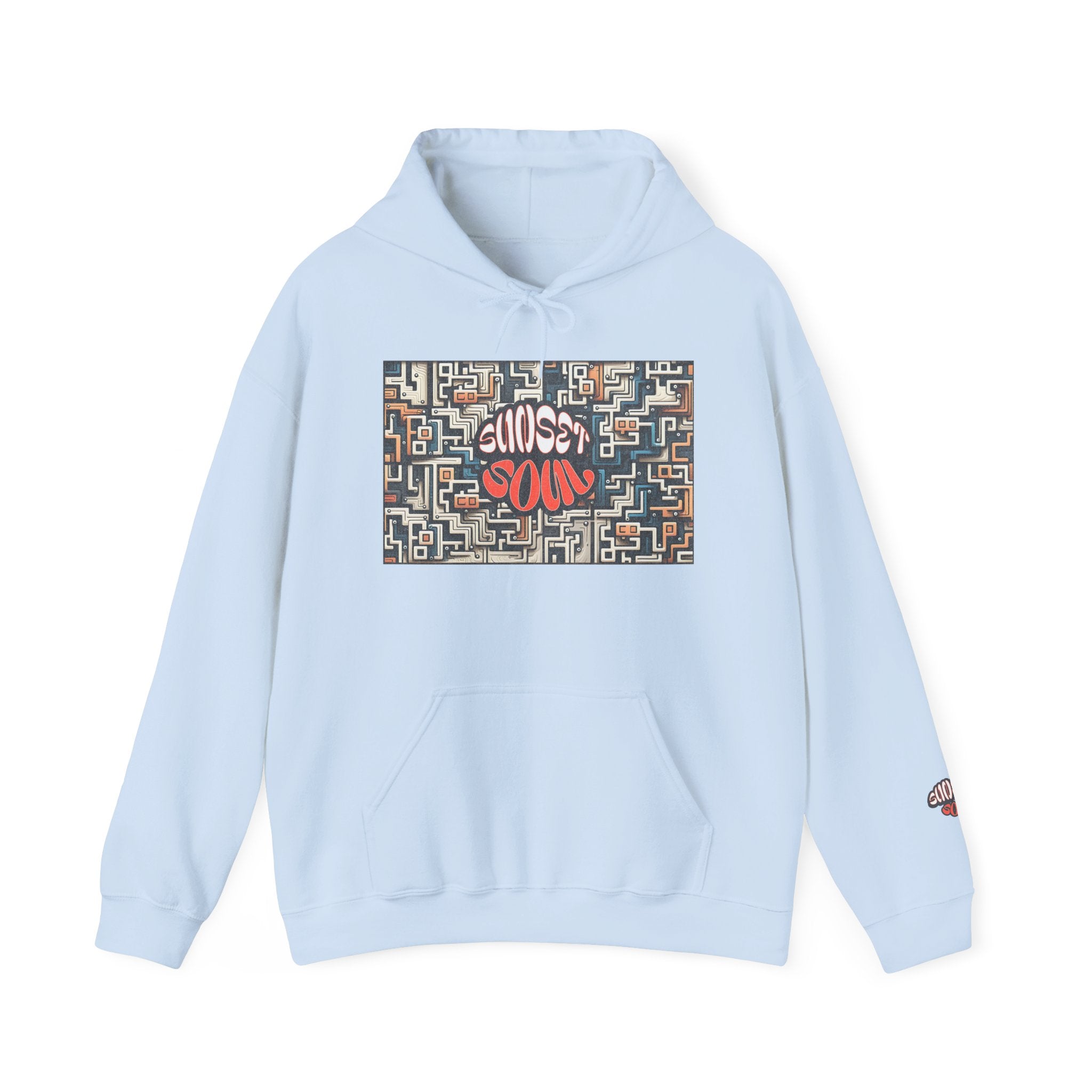 Choose Your Path Hoodie — Maze Graffiti Graphic Pullover