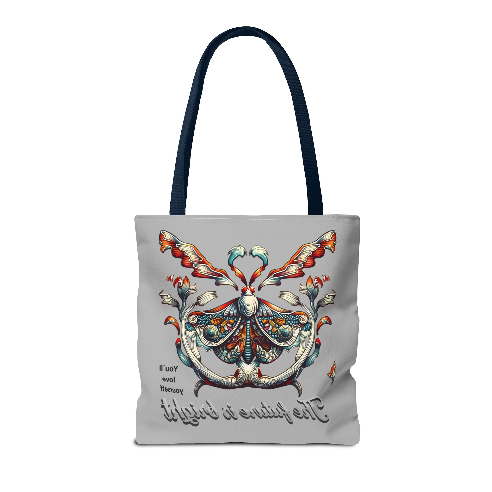 Tote Bag — 'The Future Is Bright' Decorative Butterfly Tote