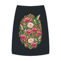 Floral Hummingbird Pet Tank — Ornate Jewel-Embossed Dog Shirt