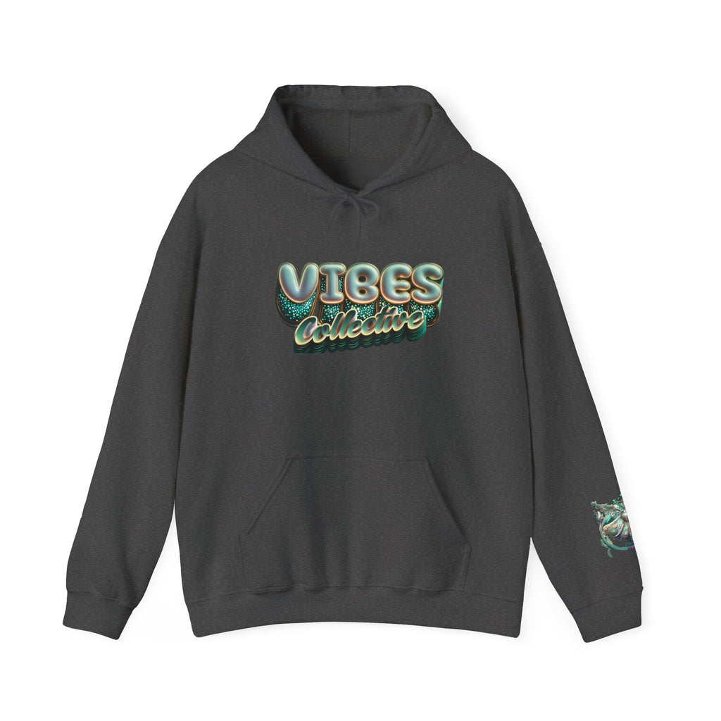 Vibes Collective Hoodie — Decorative Moth Graphic Streetwear