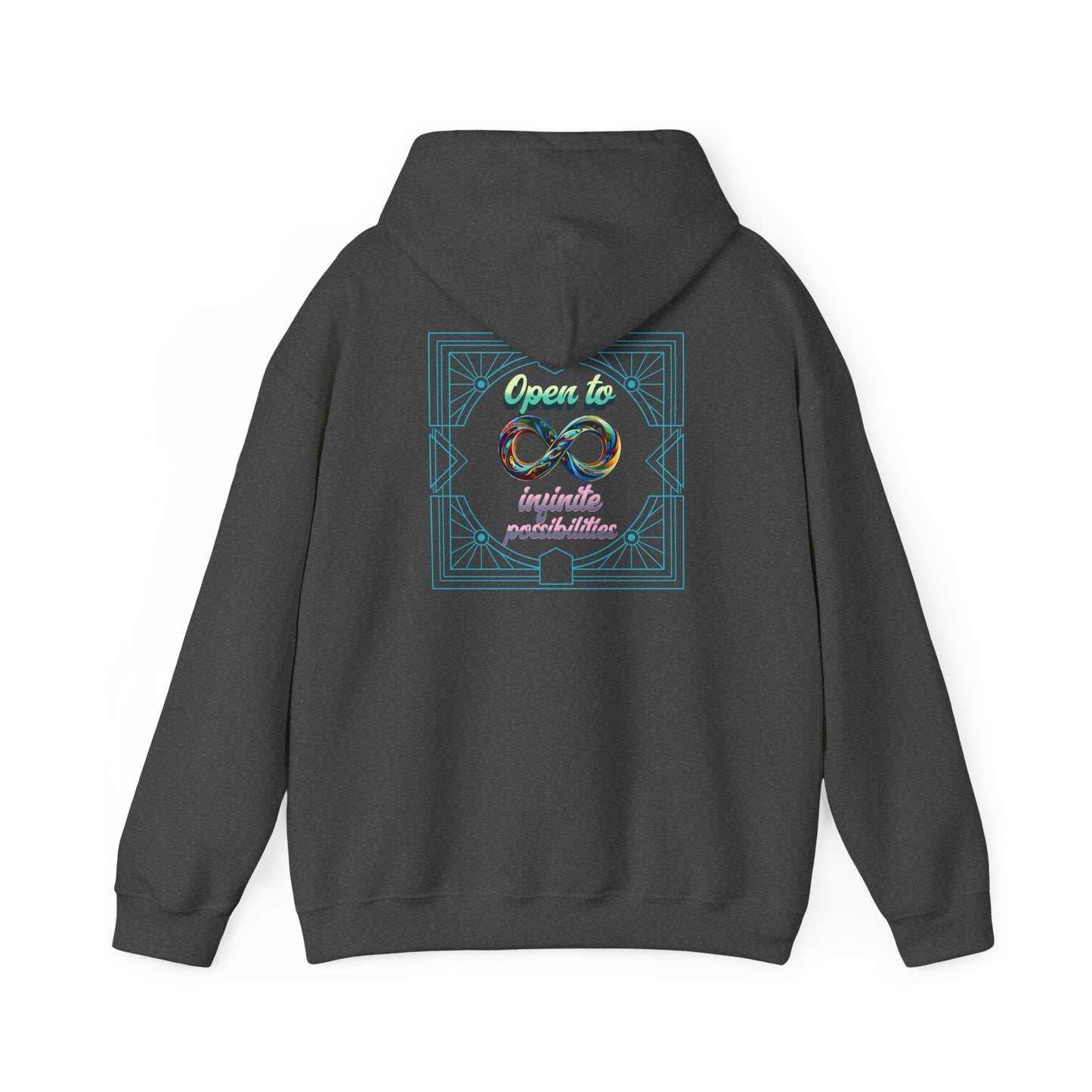 Infinite Possibilities Unisex Heavy Blend Hooded Sweatshirt, Cozy Hoodie, Gift for Her/Him, Casual Wear, Inspirational Sweatshirt