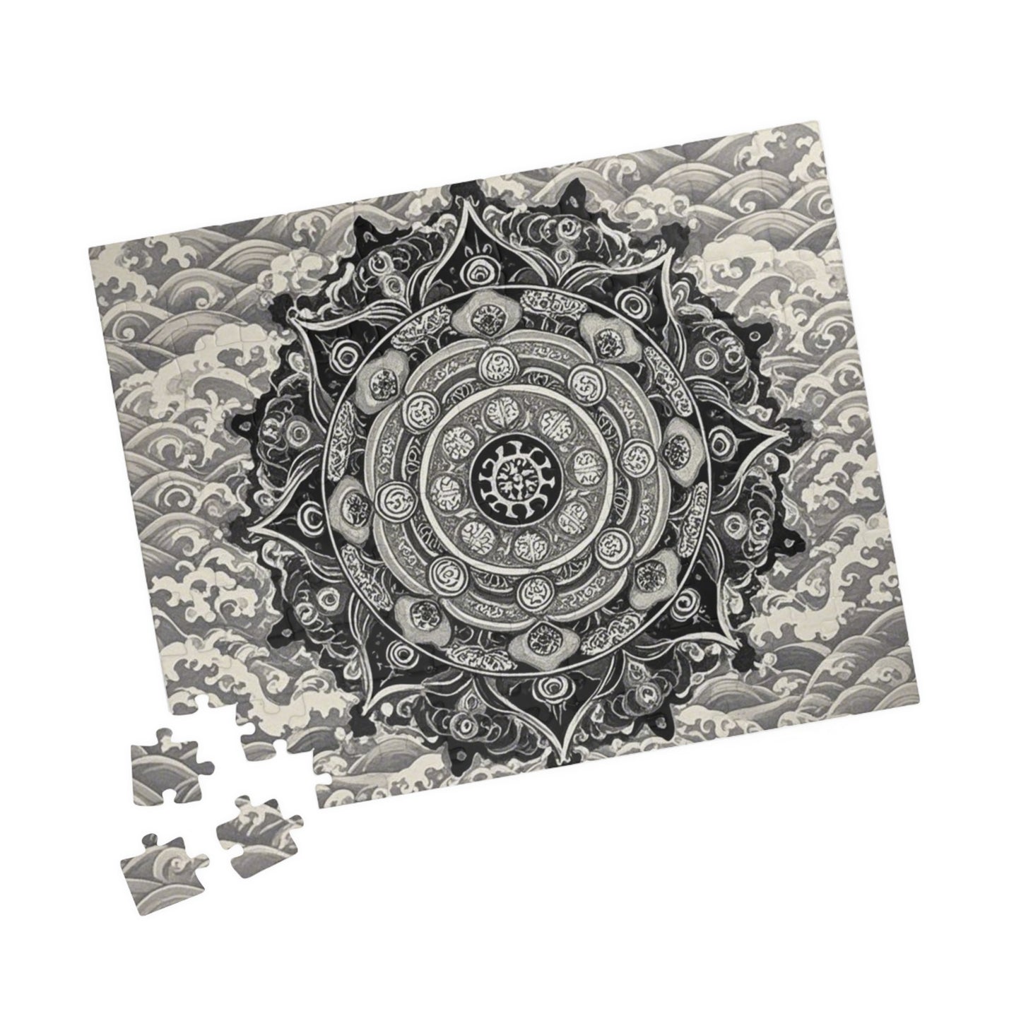 Intricate Mandala Puzzle | 110, 252, 520, 1014-Piece | Mindfulness Gift, Home Decor, Relaxation, Family Fun, Meditation