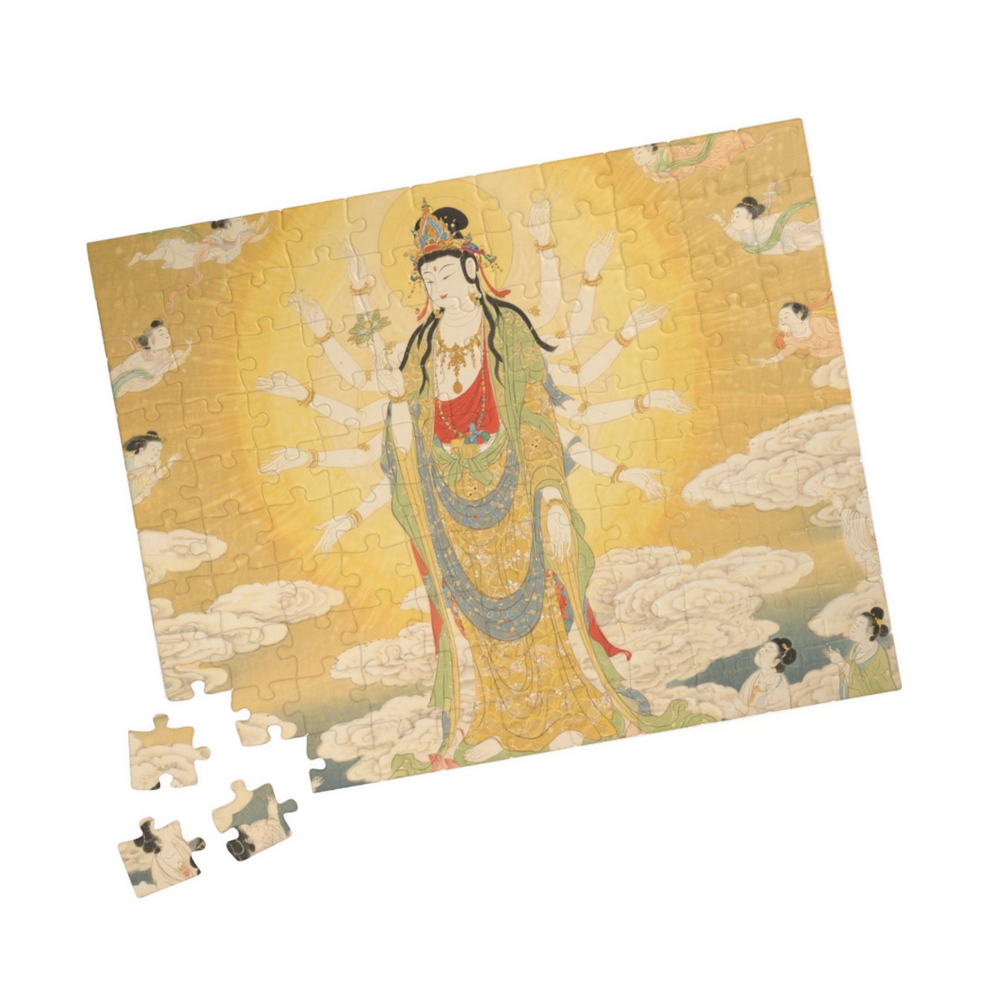 Serene Buddha Puzzle - 1014 Piece, Meditation Art, Perfect Gift for Mindfulness, Family Bonding Activity, Home Decor