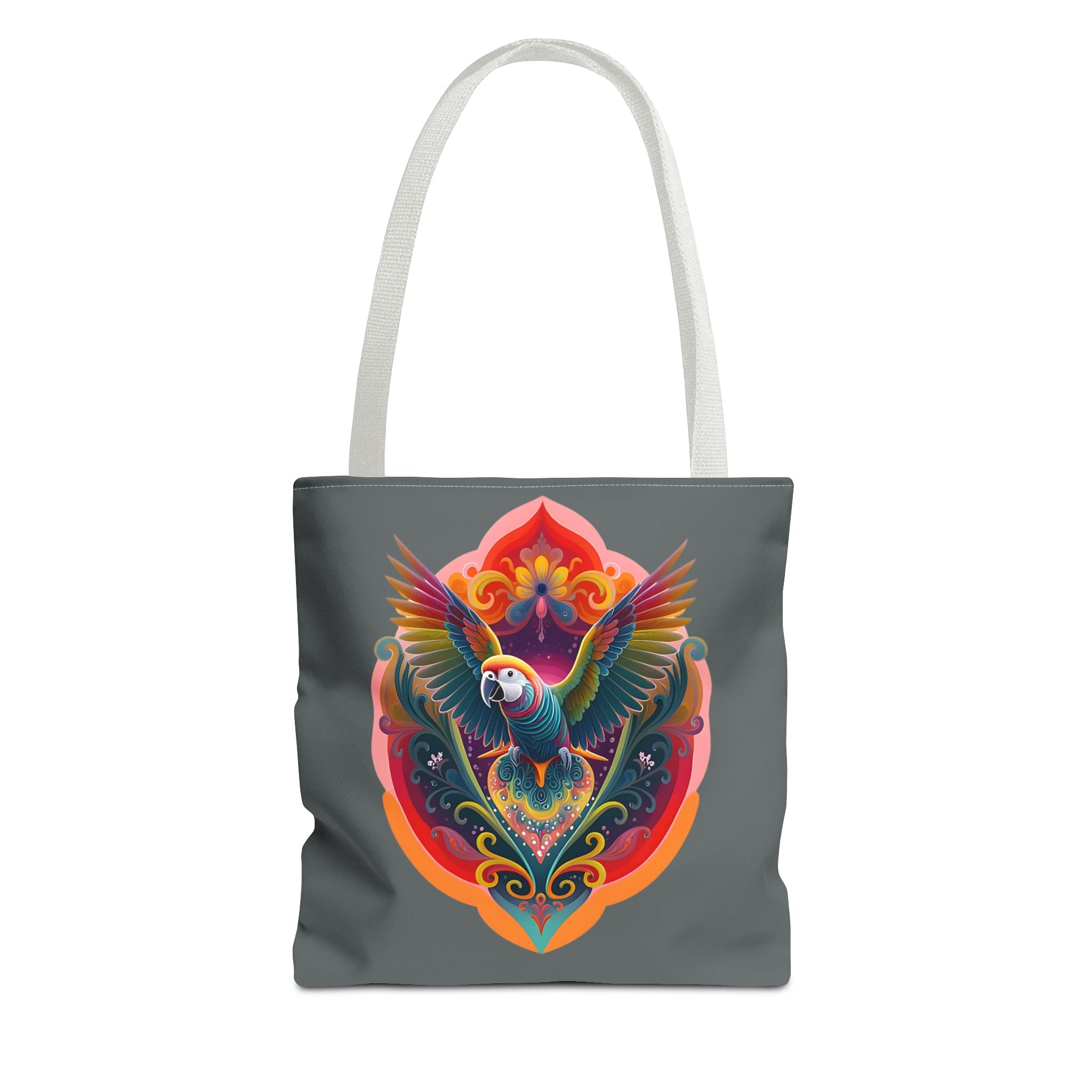 Colorful Parrot Tote Bag | Eco-Friendly Shopping Bag, Beach Tote, Art Print Bag, Gift for Bird Lovers, Fun Everyday Use