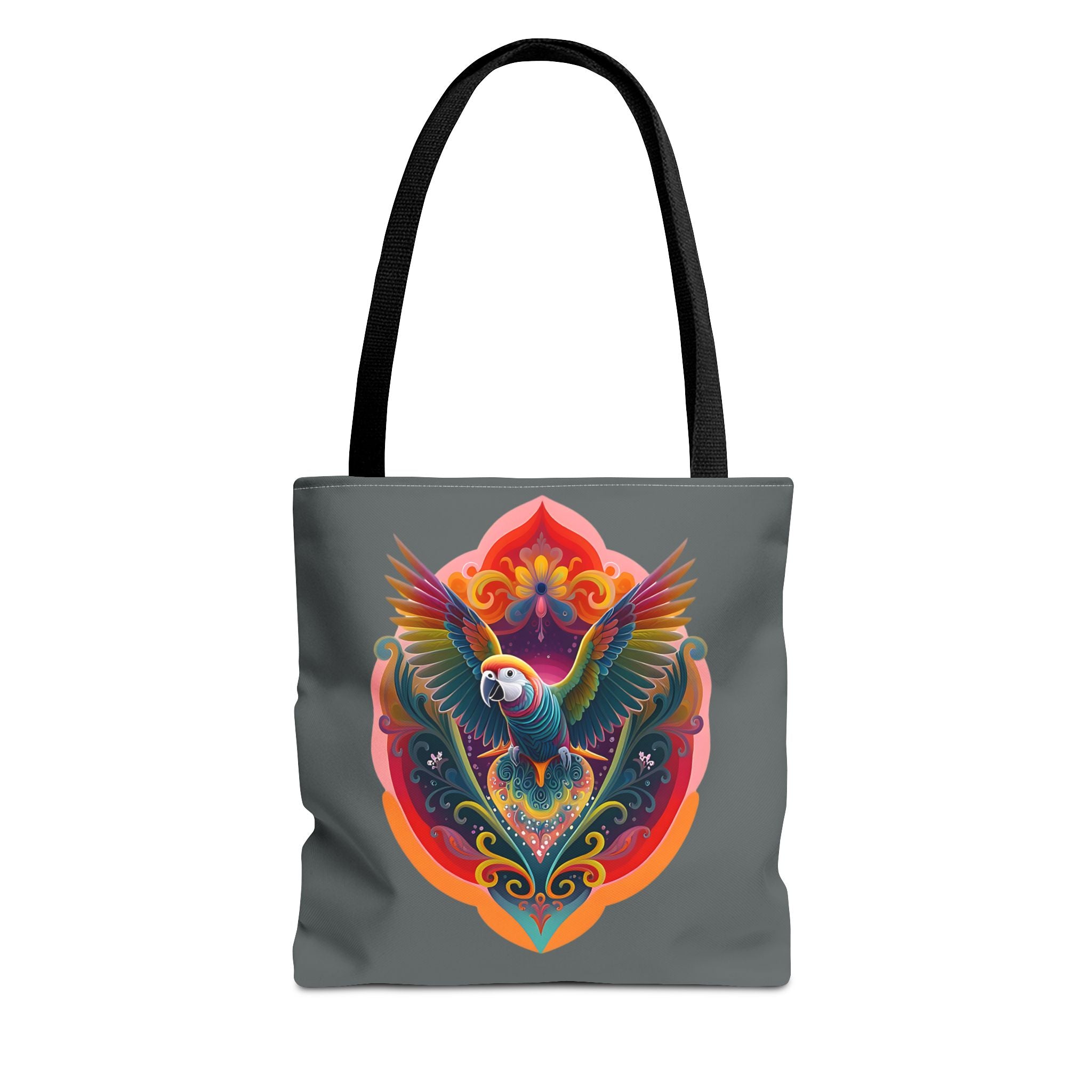 Colorful Parrot Tote Bag | Eco-Friendly Shopping Bag, Beach Tote, Art Print Bag, Gift for Bird Lovers, Fun Everyday Use