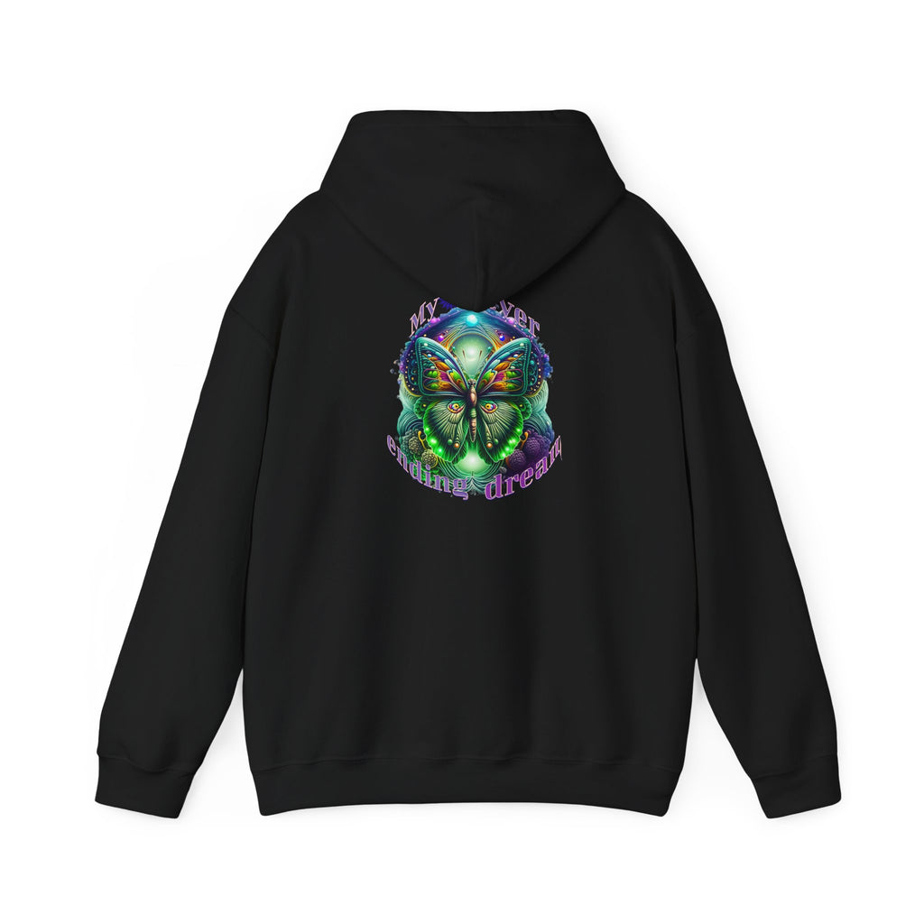 Enchanted Butterfly Hoodie - Cozy Unisex Sweatshirt, Nature Lover Gift, Cool Streetwear, Eco-Friendly Apparel, Festival Wear