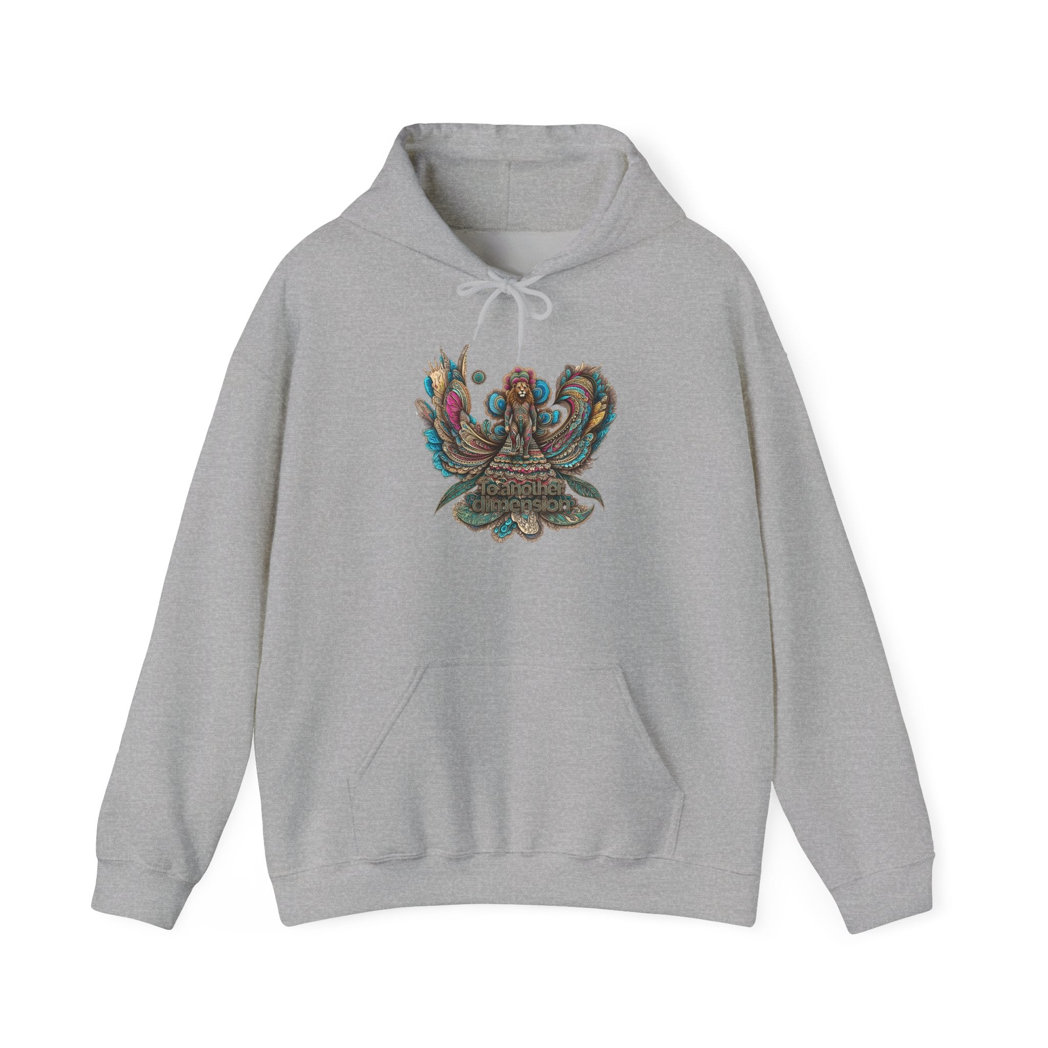 Bohemian Chic Hoodie, Unisex Sweater, Cozy Casual Wear, Gifts for Her, Artistic Sweatshirt, Festival Style Apparel