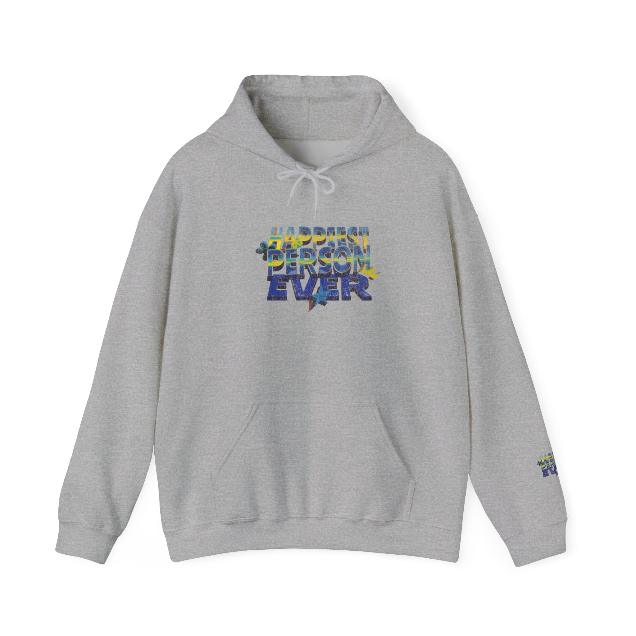 Happy Person Hoodie — Colorful Psychedelic Eye Art Pullover