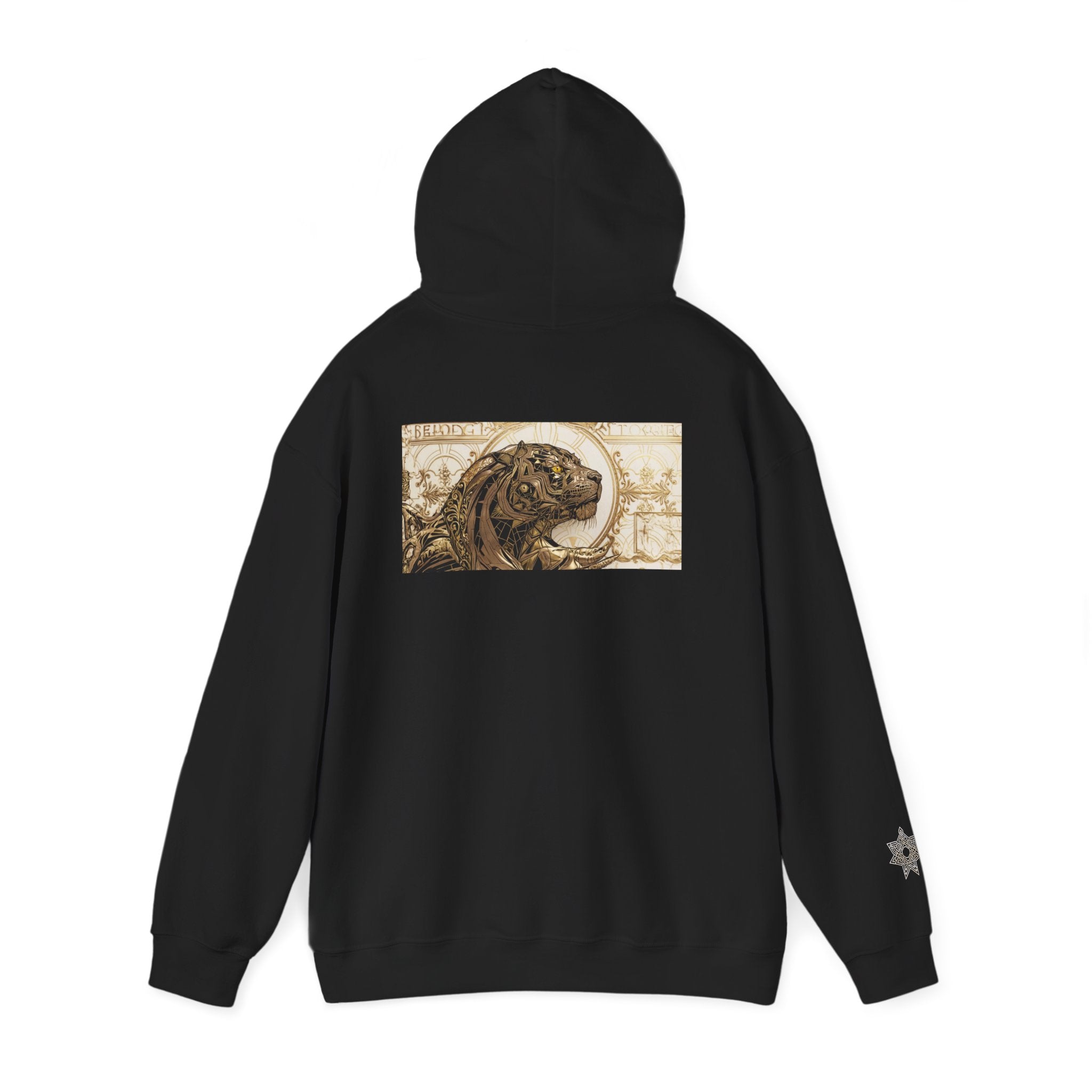 Hoodie — Vintage Steampunk Lion Crest Back Print