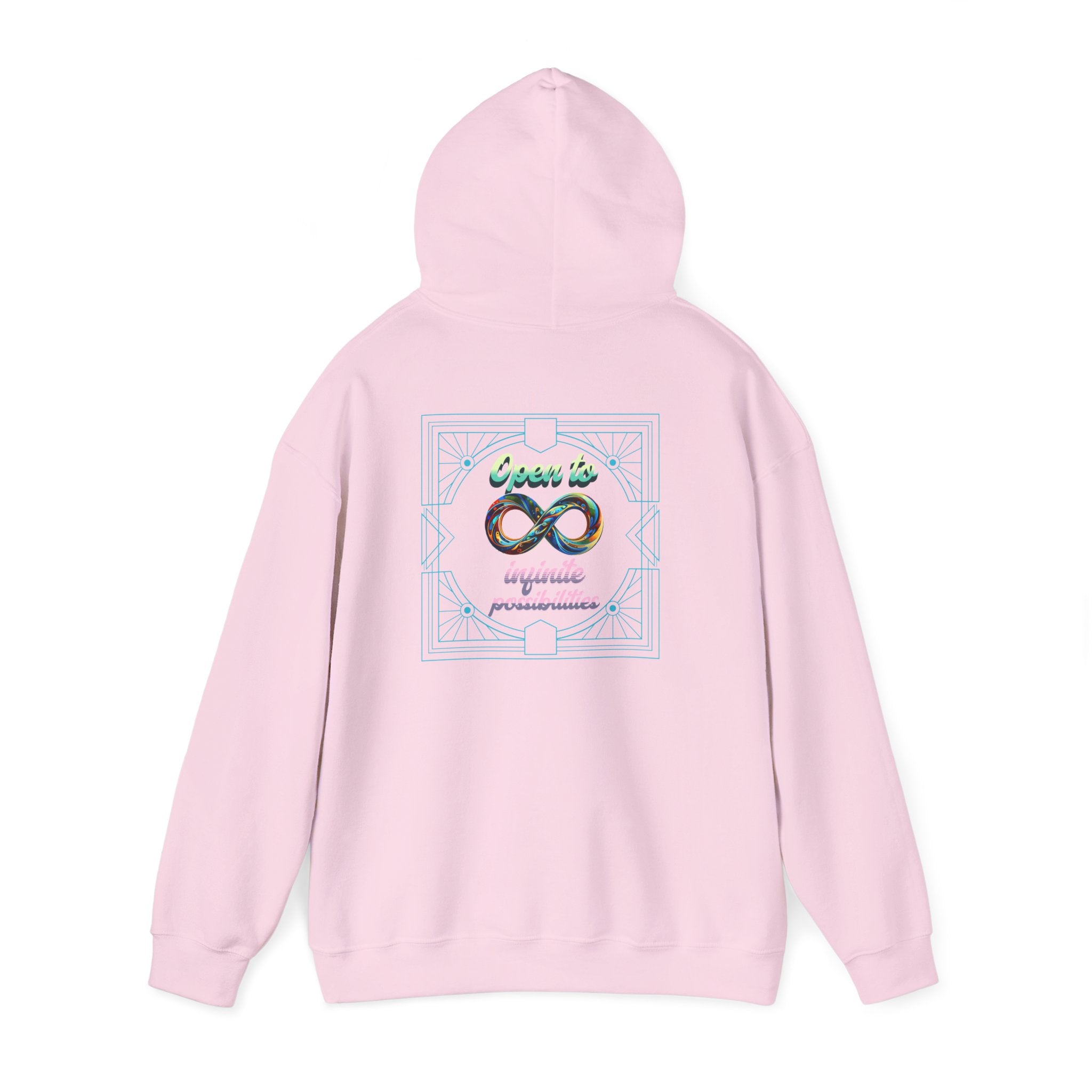 Infinite Possibilities Unisex Heavy Blend Hooded Sweatshirt, Cozy Hoodie, Gift for Her/Him, Casual Wear, Inspirational Sweatshirt