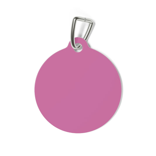 Colorful Floral Pet Tag, Personalized Pet ID Tag, Dog & Cat Name Tag, Vibrant Pet Accessories, Unique Pet Gift