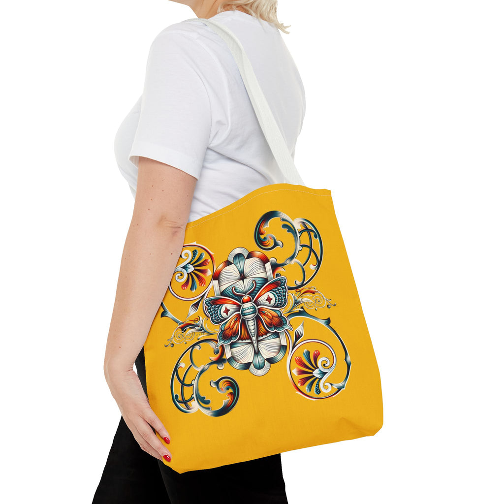 Butterfly Heart Tote Bag
