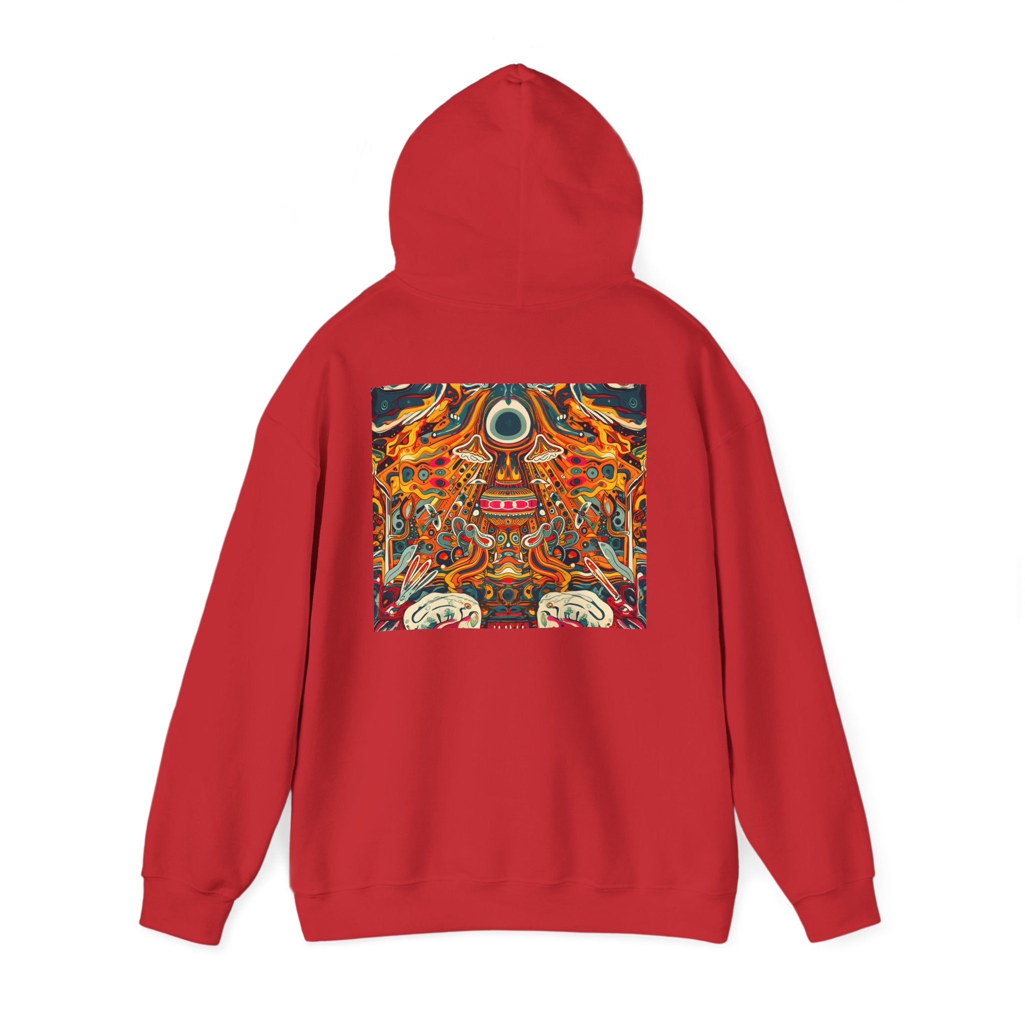 Psychedelic Abstract Hoodie – Vibrant Trippy Art Pullover